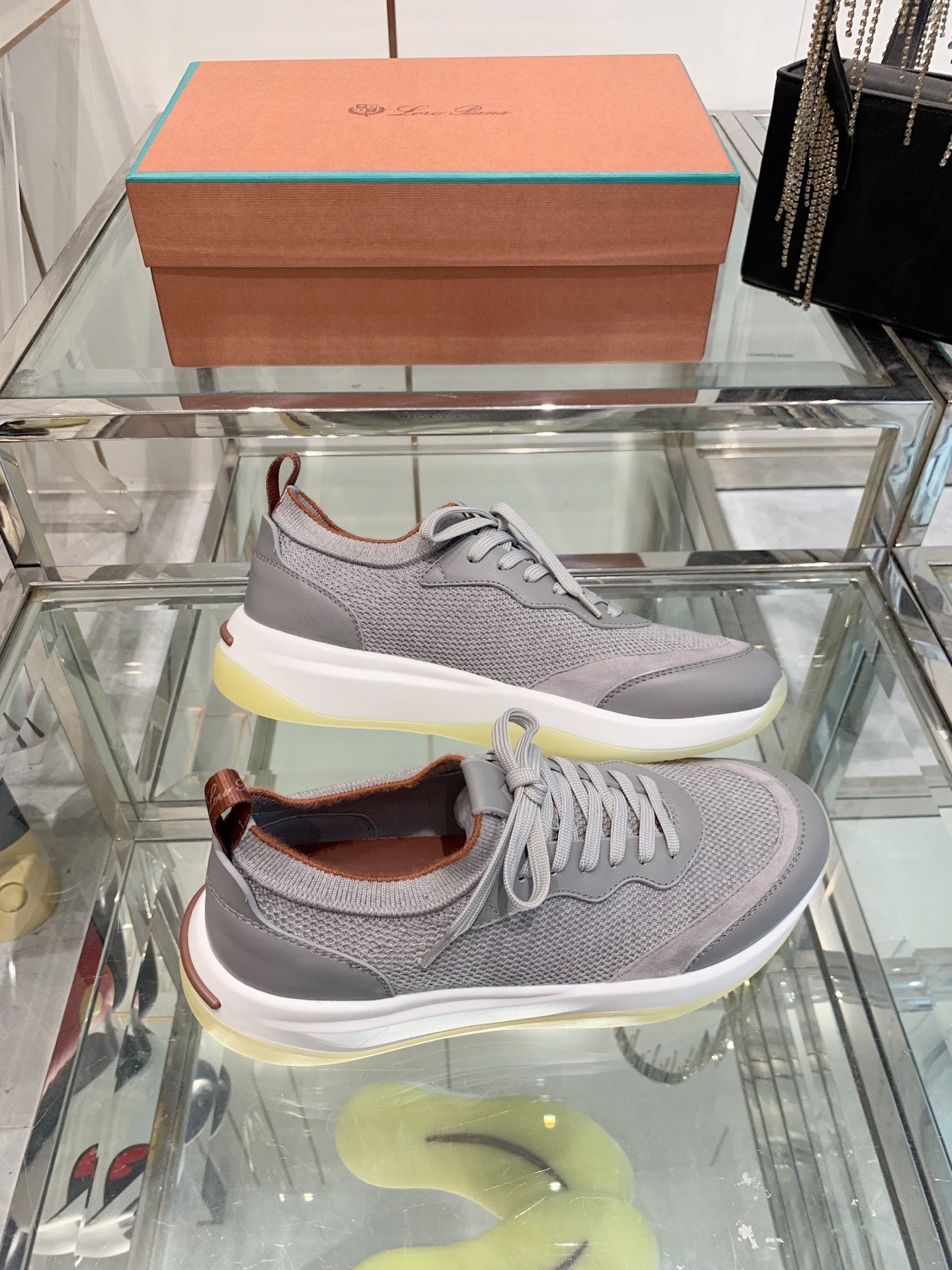 LP Flexy Walk Men's Sneaker Dark Gray Wool 307256
