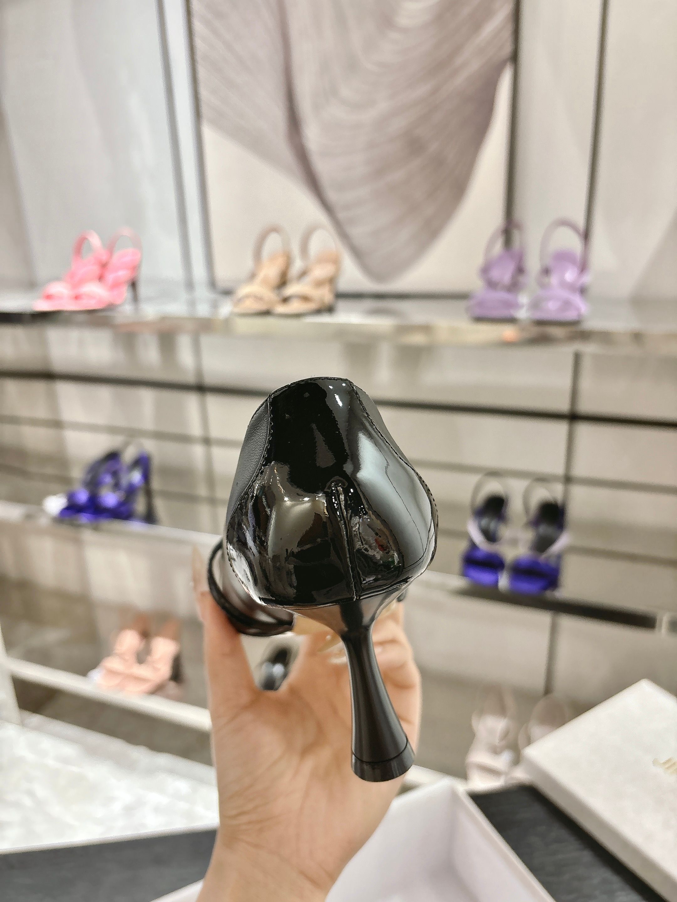 Jimmy Choo Aren Pump 65 Black Cowhide 597665