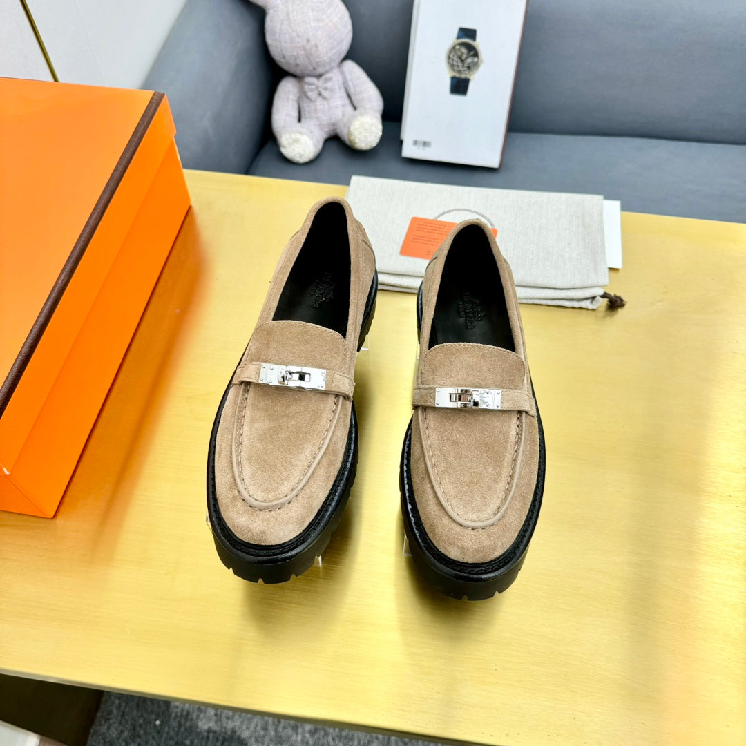 HM Icone Loafer Light Brown Suede