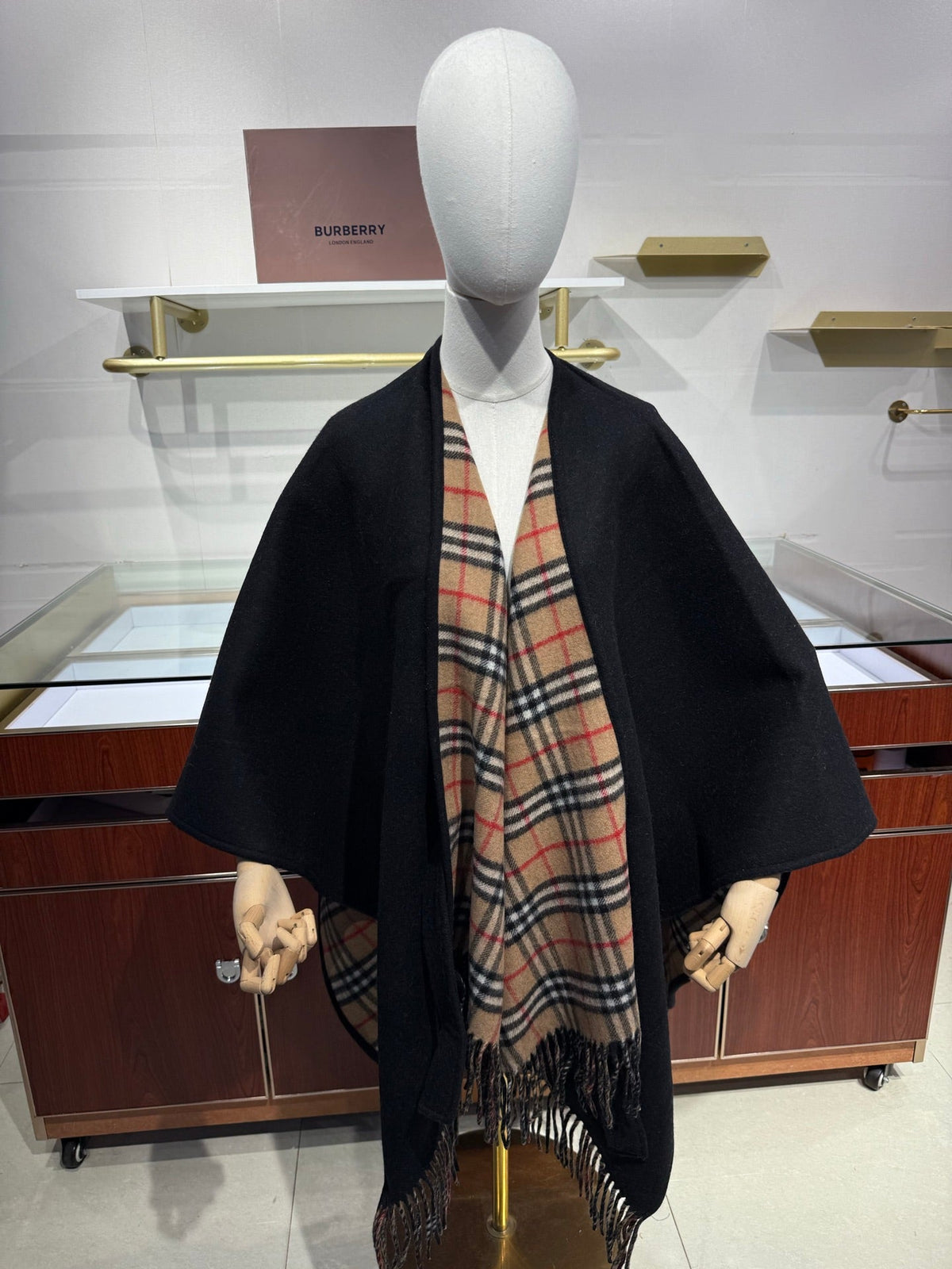 BRR 26s Striped Reversible Cape/Shawl 217321