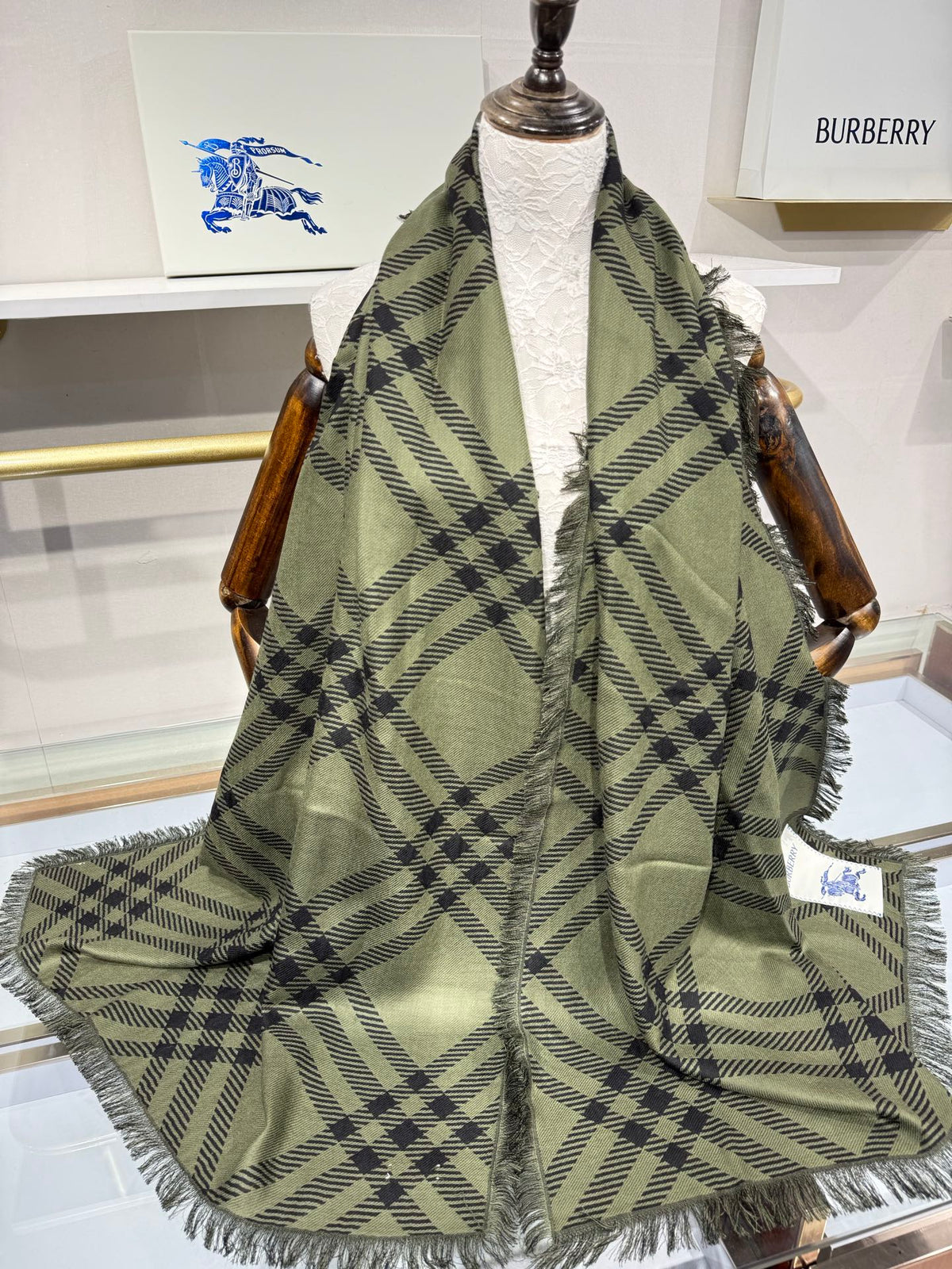 BRR 26s Scarf 200x65cm In Wool Silk 217508