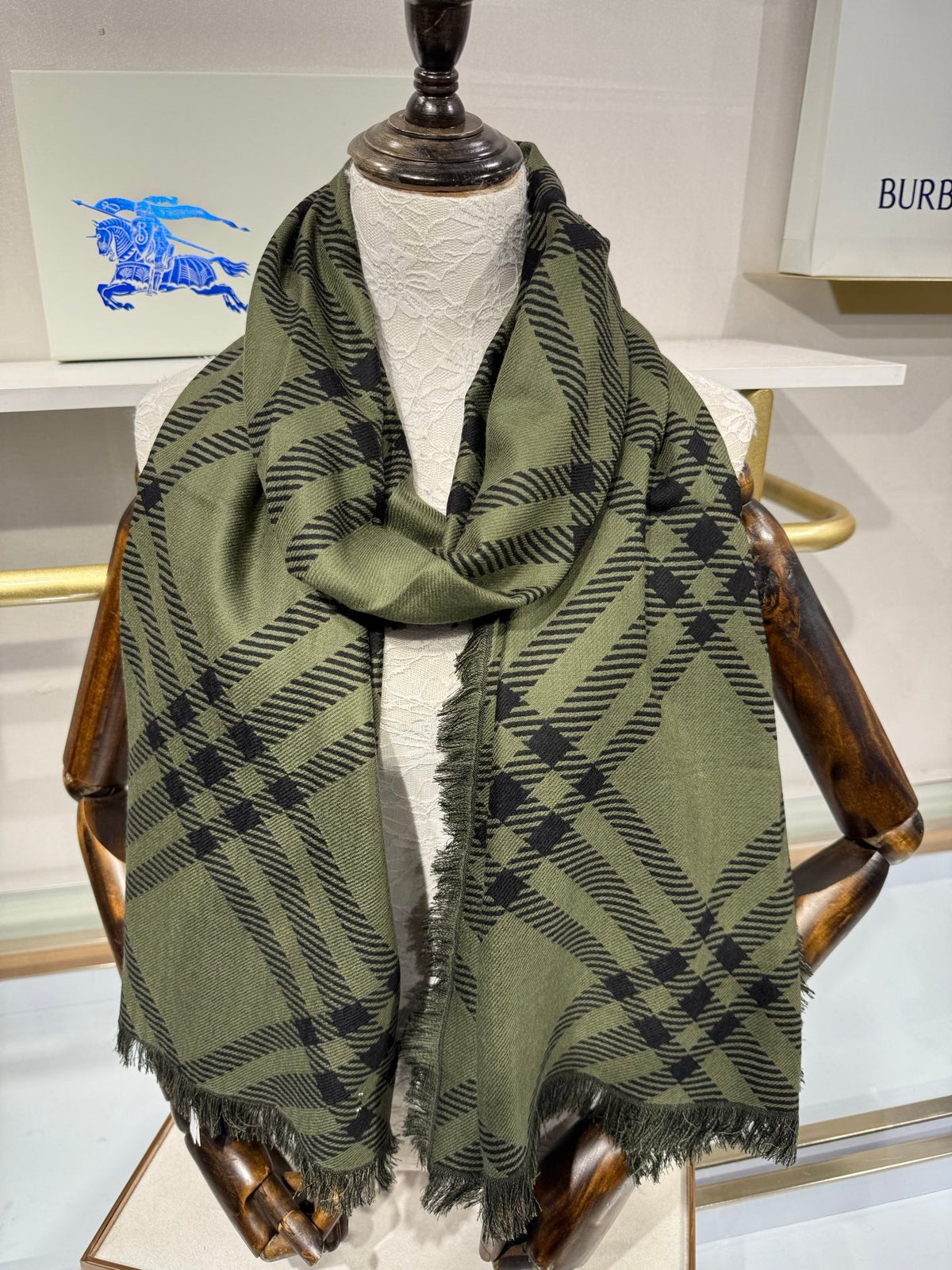 BRR 26s Scarf 200x65cm In Wool Silk 217508