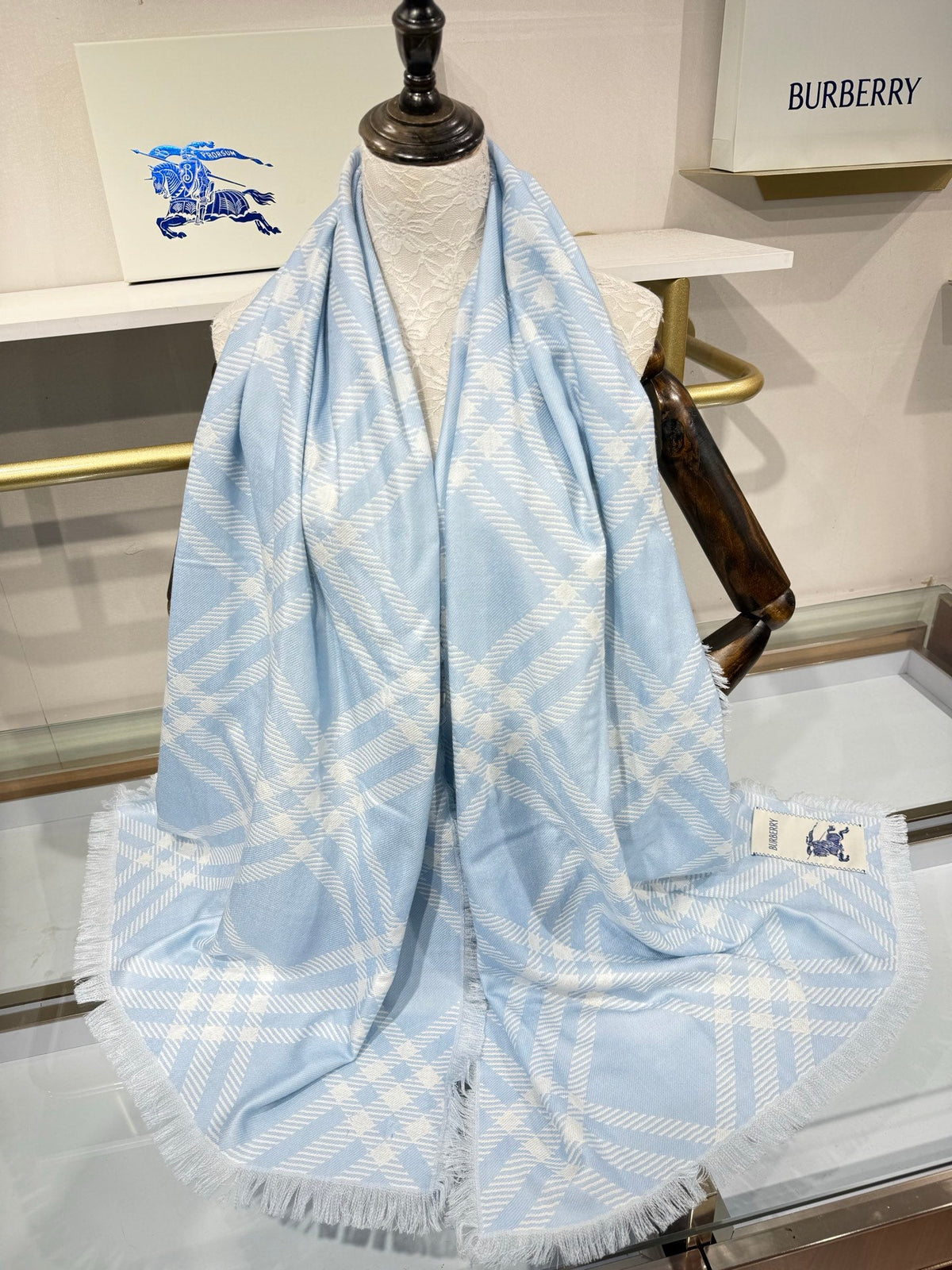 BRR 26s Scarf 200x65cm In Wool Silk 217511