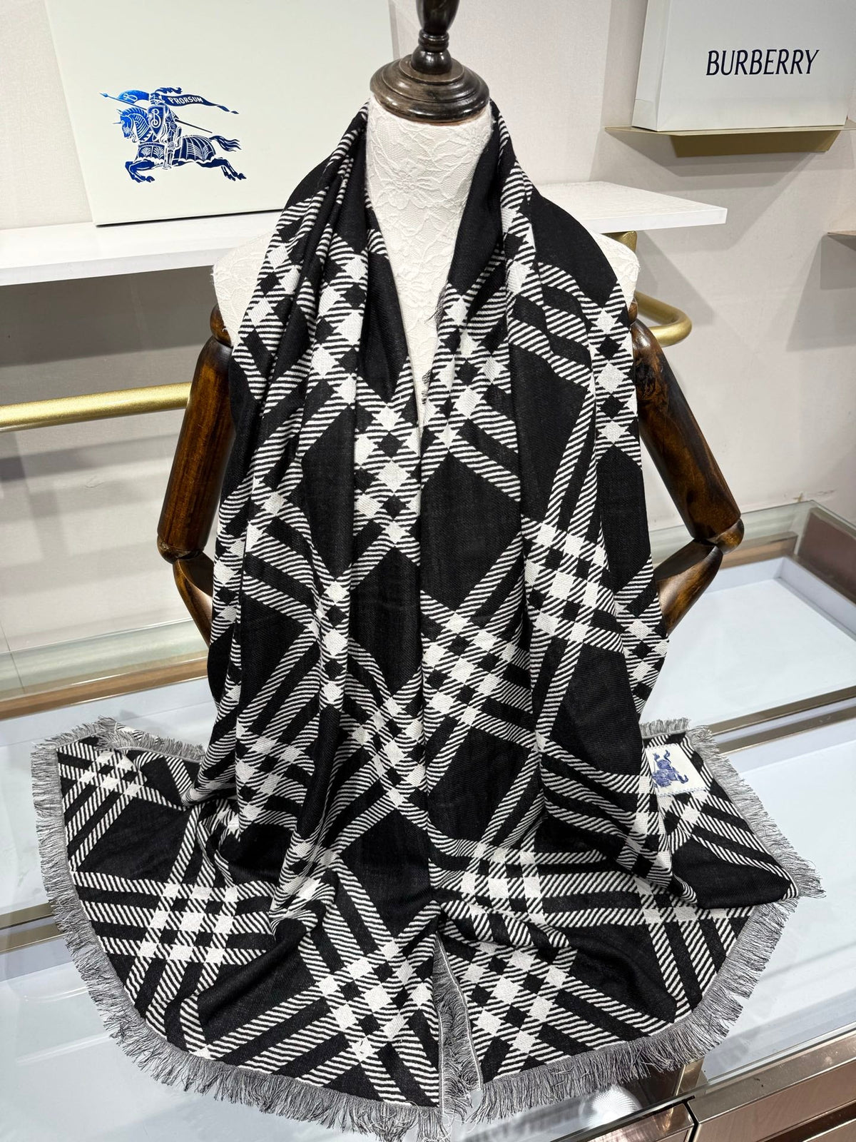 BRR 26s Scarf 200x65cm In Wool Silk 217513