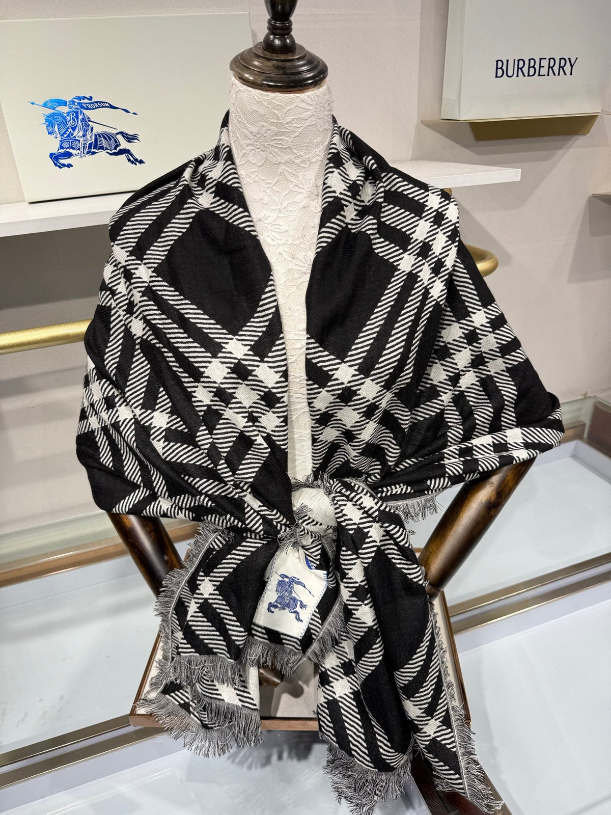BRR 26s Scarf 200x65cm In Wool Silk 217513