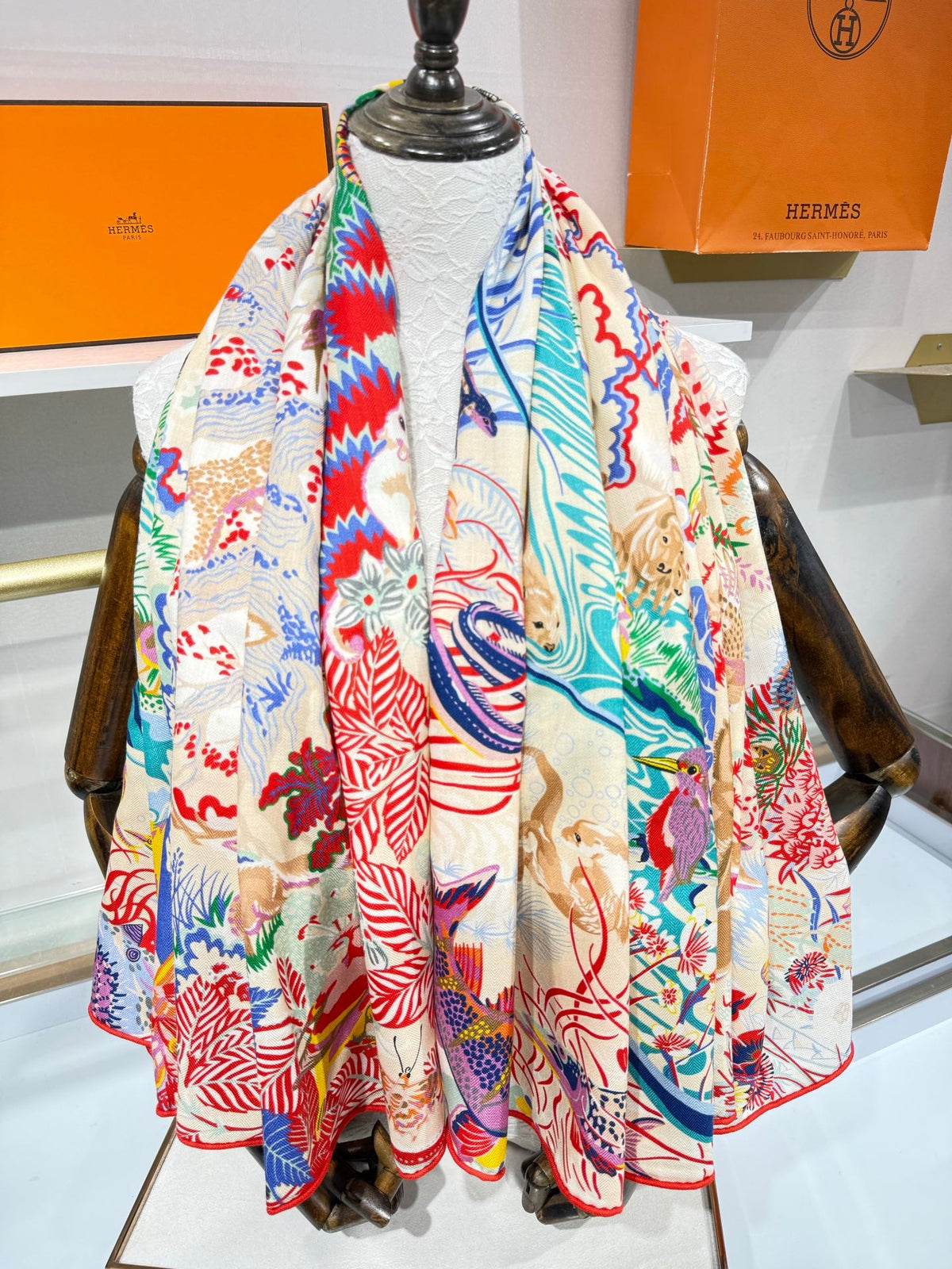 HM 26s Scarf 140 In Cashmere And Silk 217520