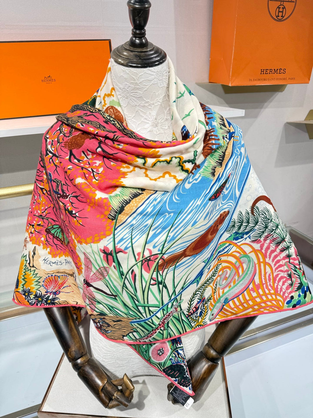 HM 26s Scarf 140 In Cashmere And Silk 217528