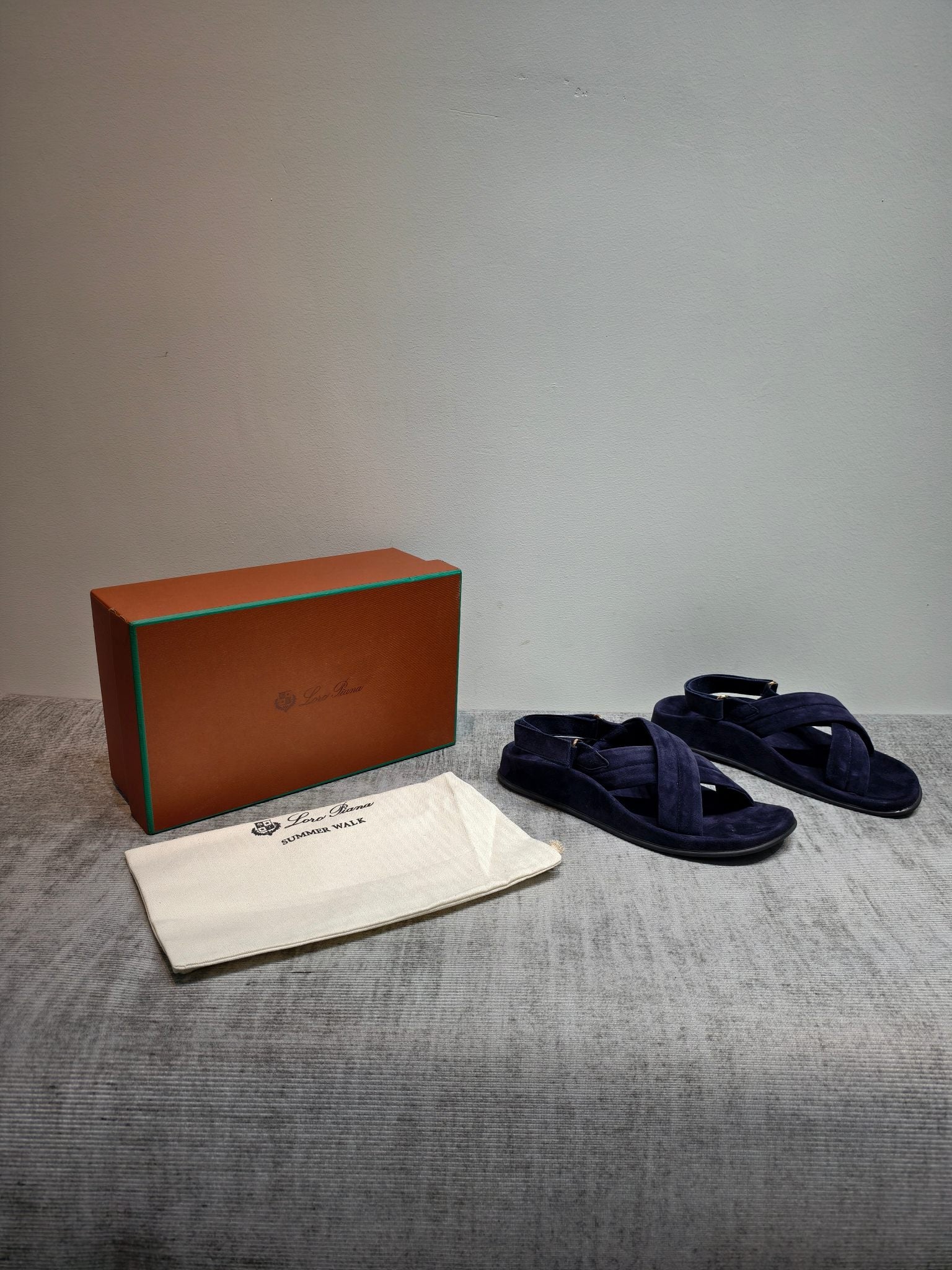 LP 26s Hector Sandal Dark Blue Suede 864860