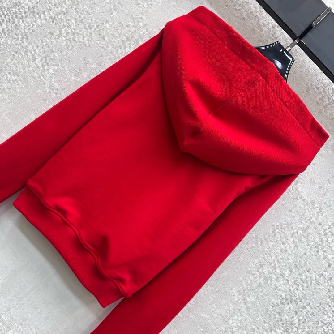 GG SS26 Sweat Shirt Print Red Cotton 350273