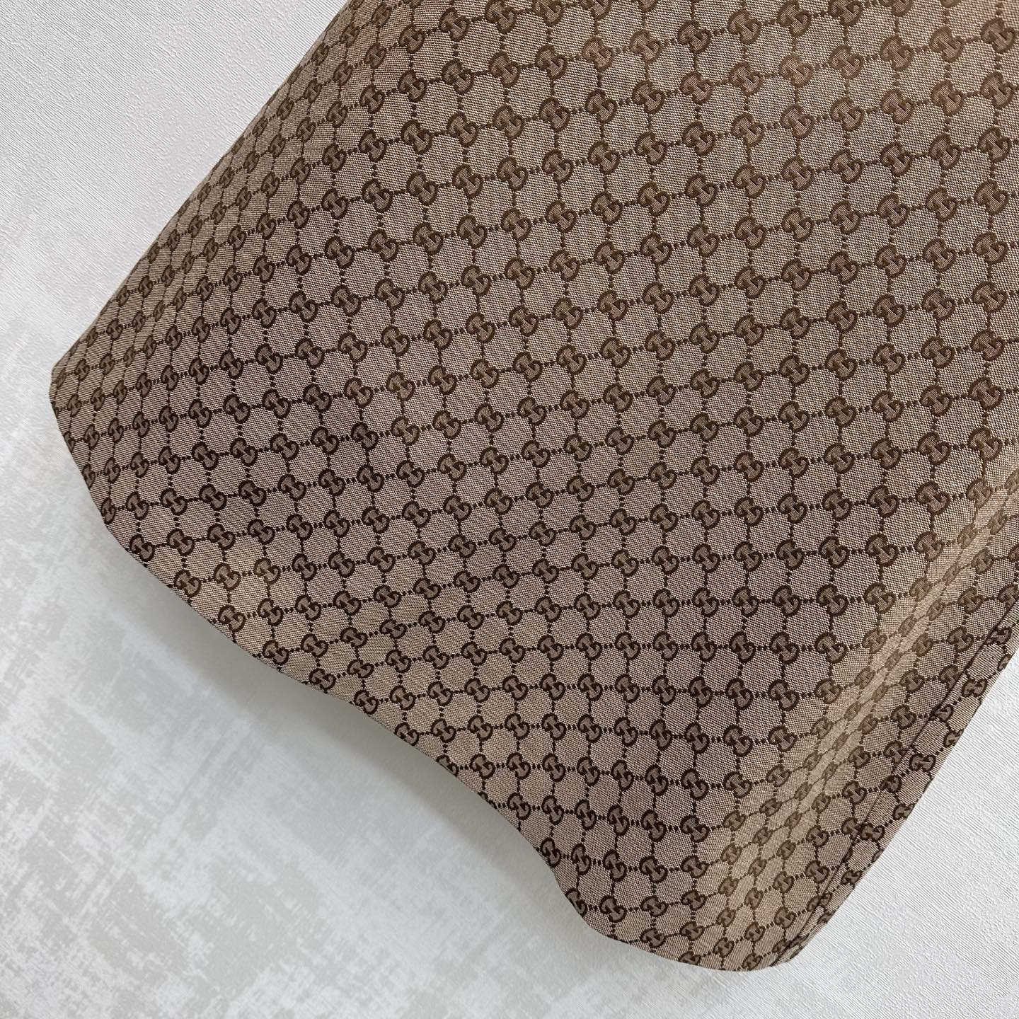 GG Skirt A-line Horsebit Belt Camel Brown Monogram Canvas Jacquard 349798