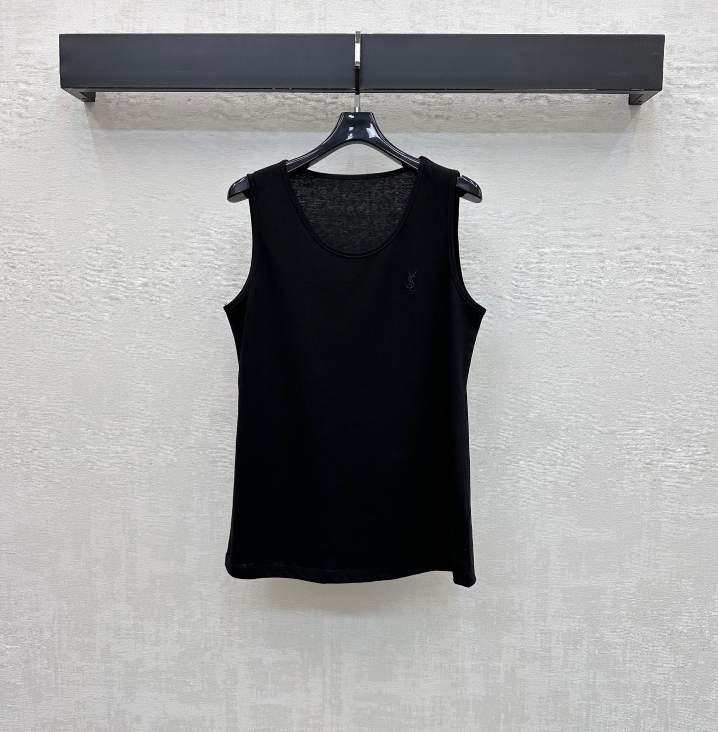 YSL 26s Icons Vest Black Cotton 363972