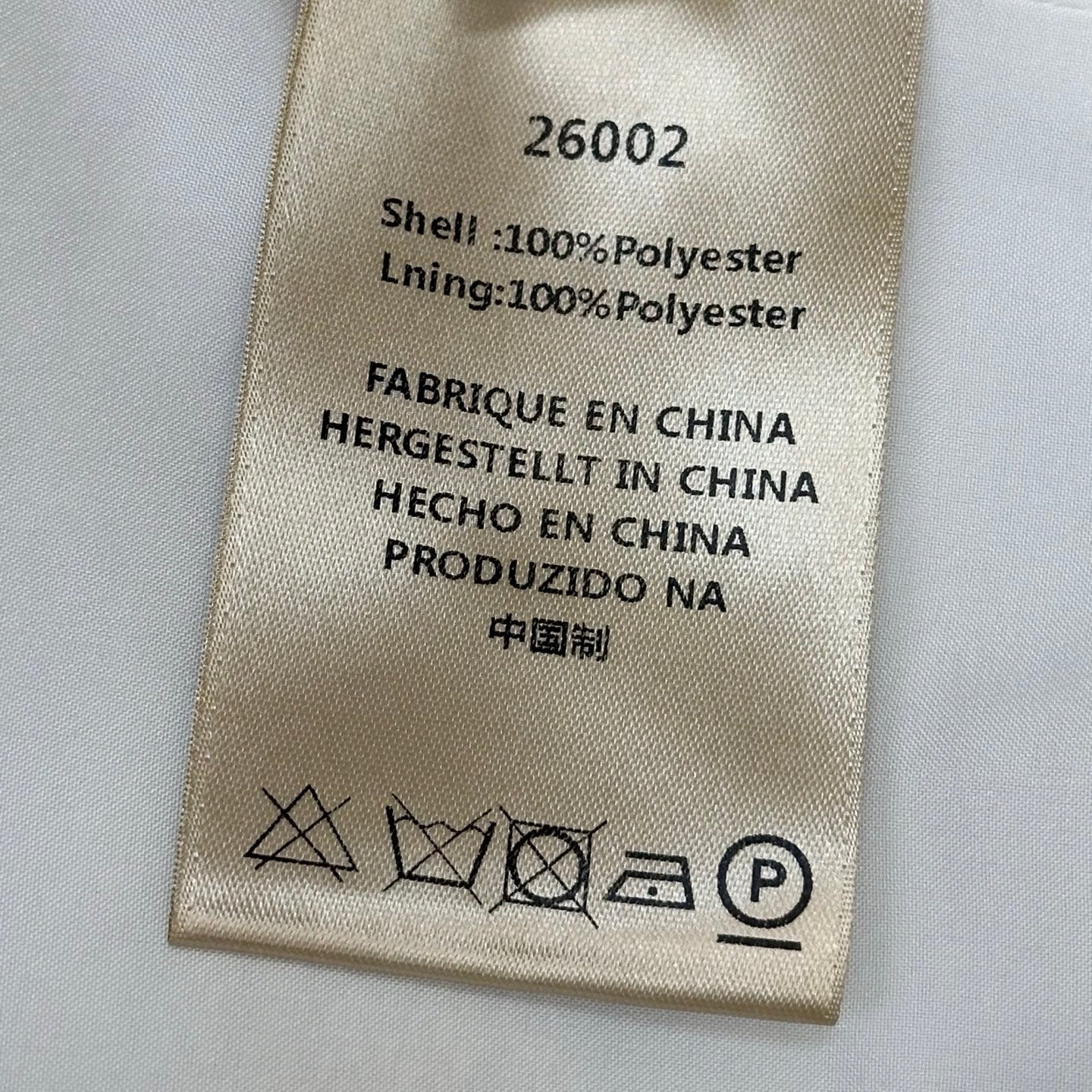 CC 26s Set Grey White Polyester 364020