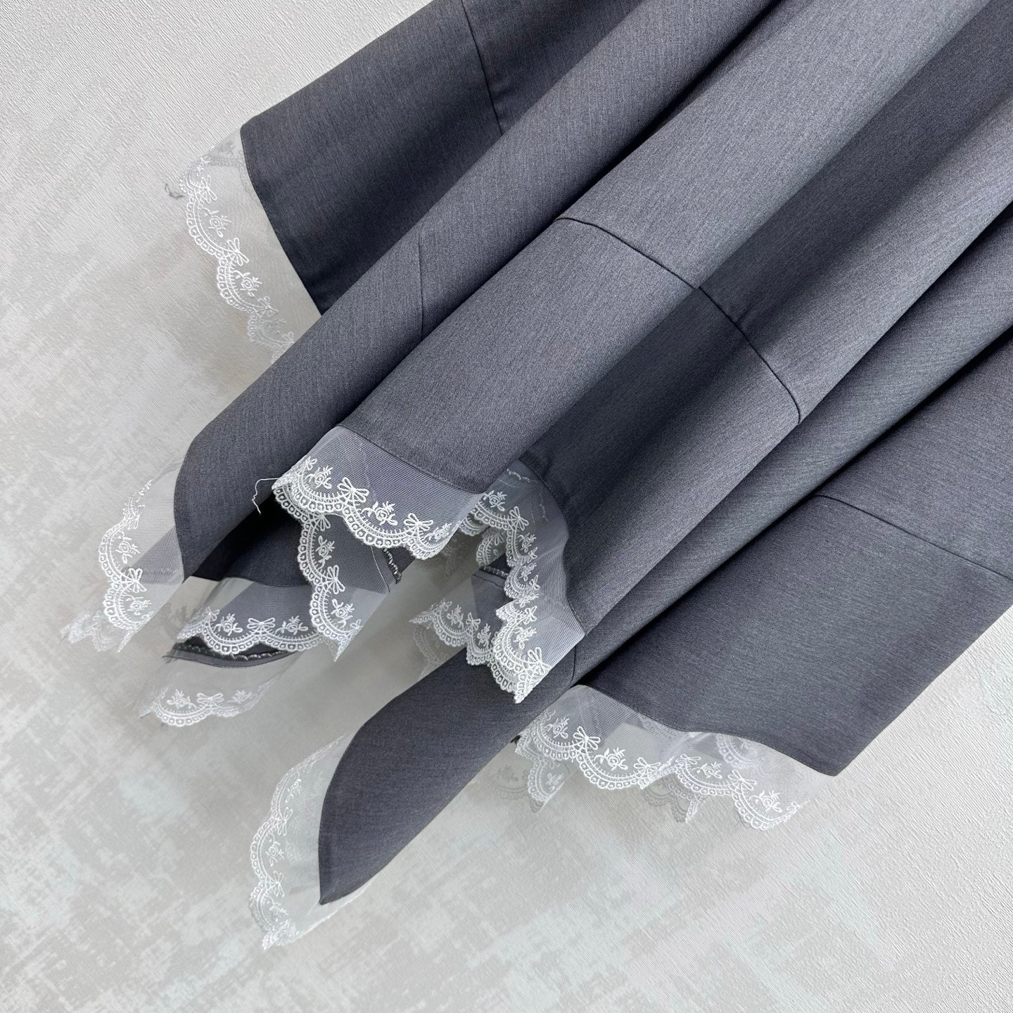 CD 26s Asymmetrical Skirt Grey Polyester 363938