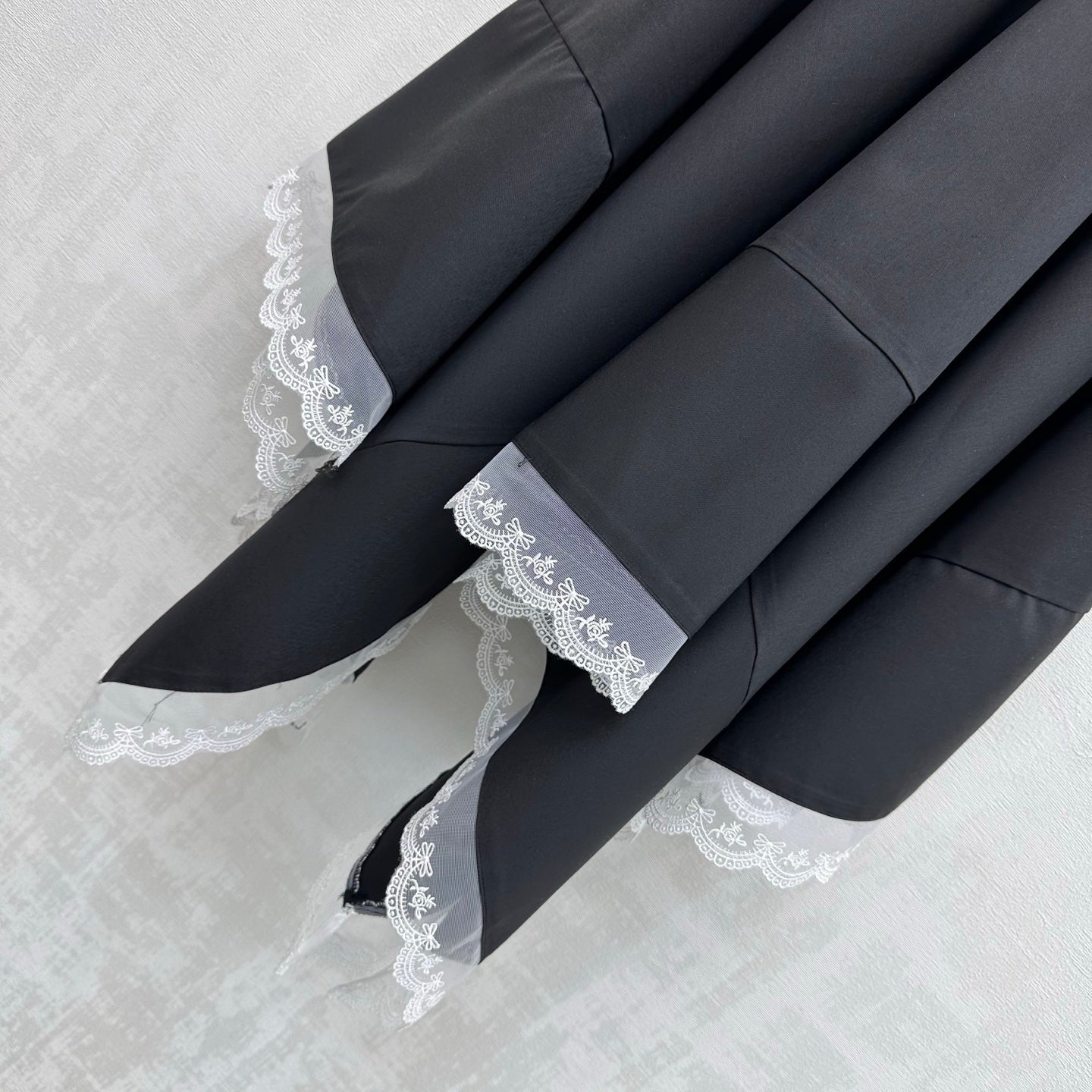 CD 26s Asymmetrical Skirt Black Polyester 363936
