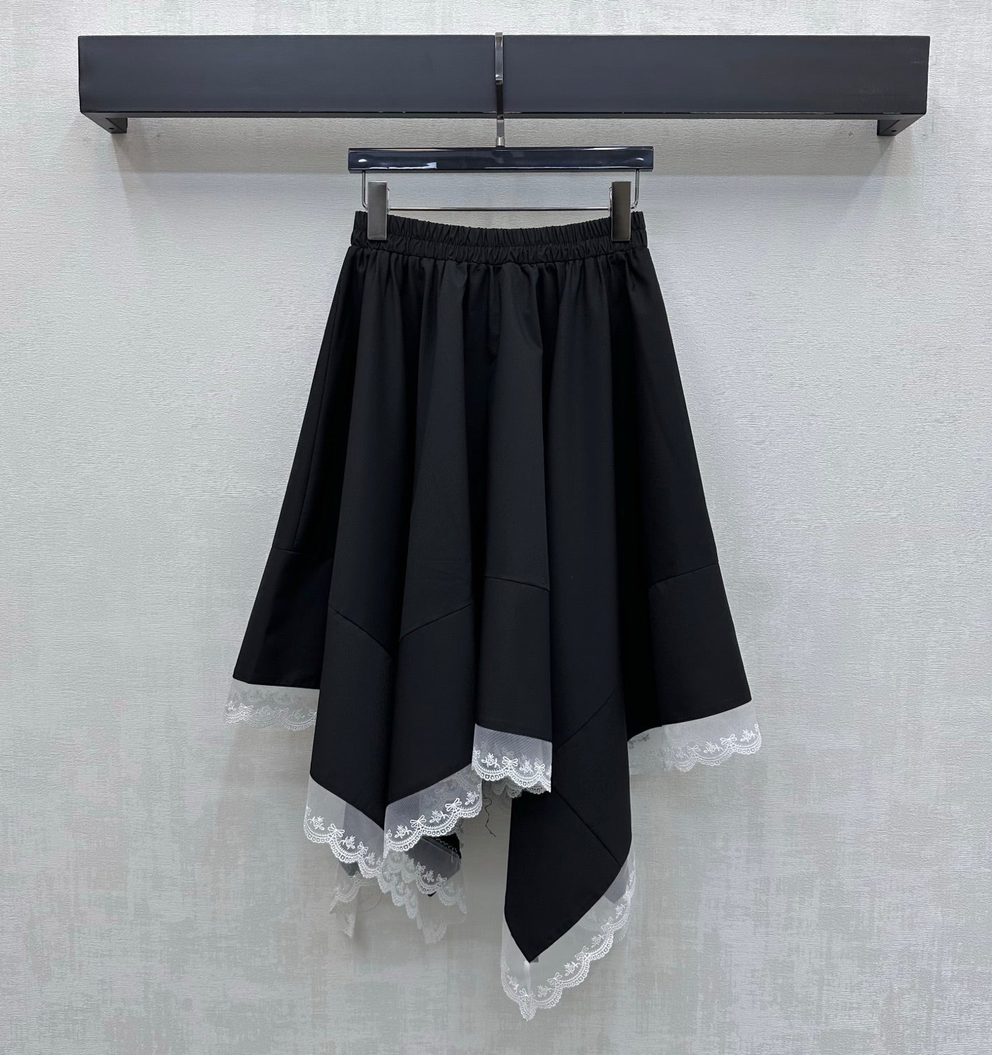 CD 26s Asymmetrical Skirt Black Polyester 363936