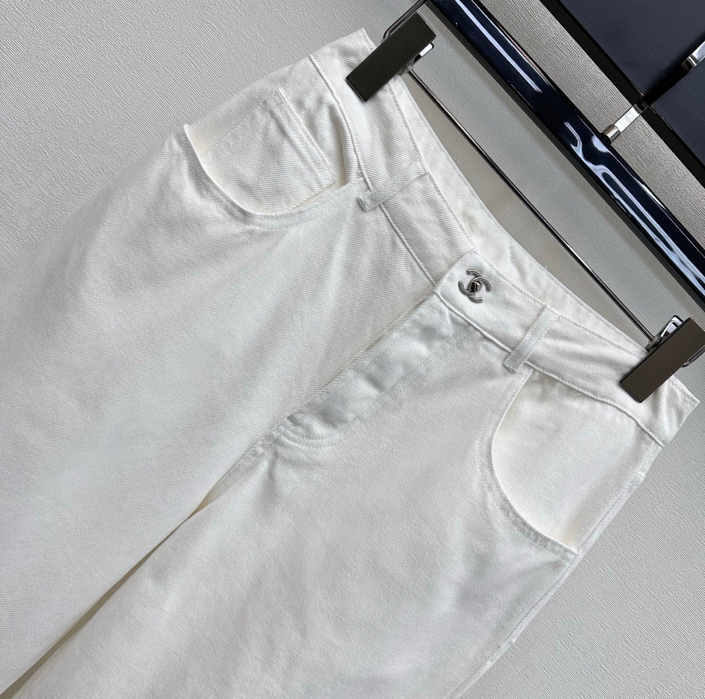CC 26s Button-Up Jeans White Denim 366924