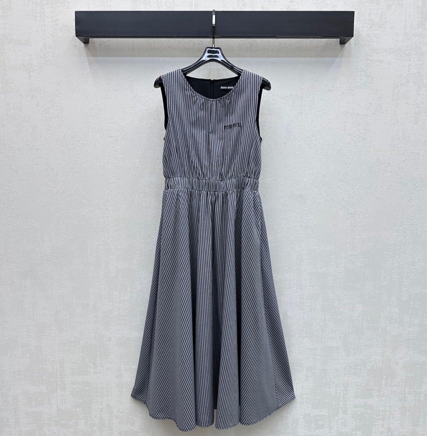 Miu 26s Striped Vest Dress 366948