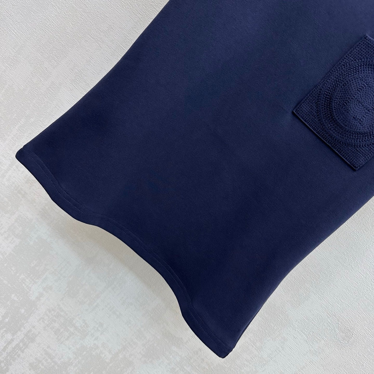 HM 26s Embroidered Pocket T-Shirt Dark Blue Cotton 378823