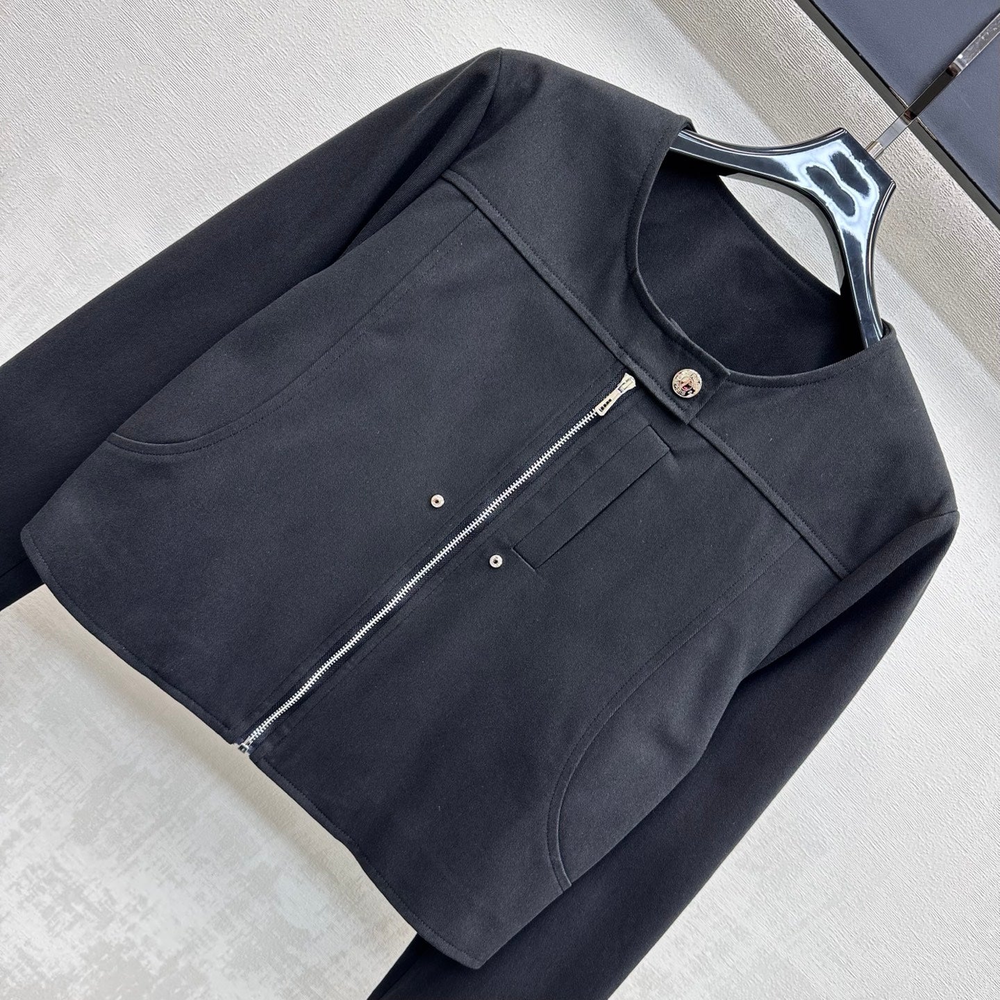 HM 26s Twill Jacket Black Blue Cotton378846