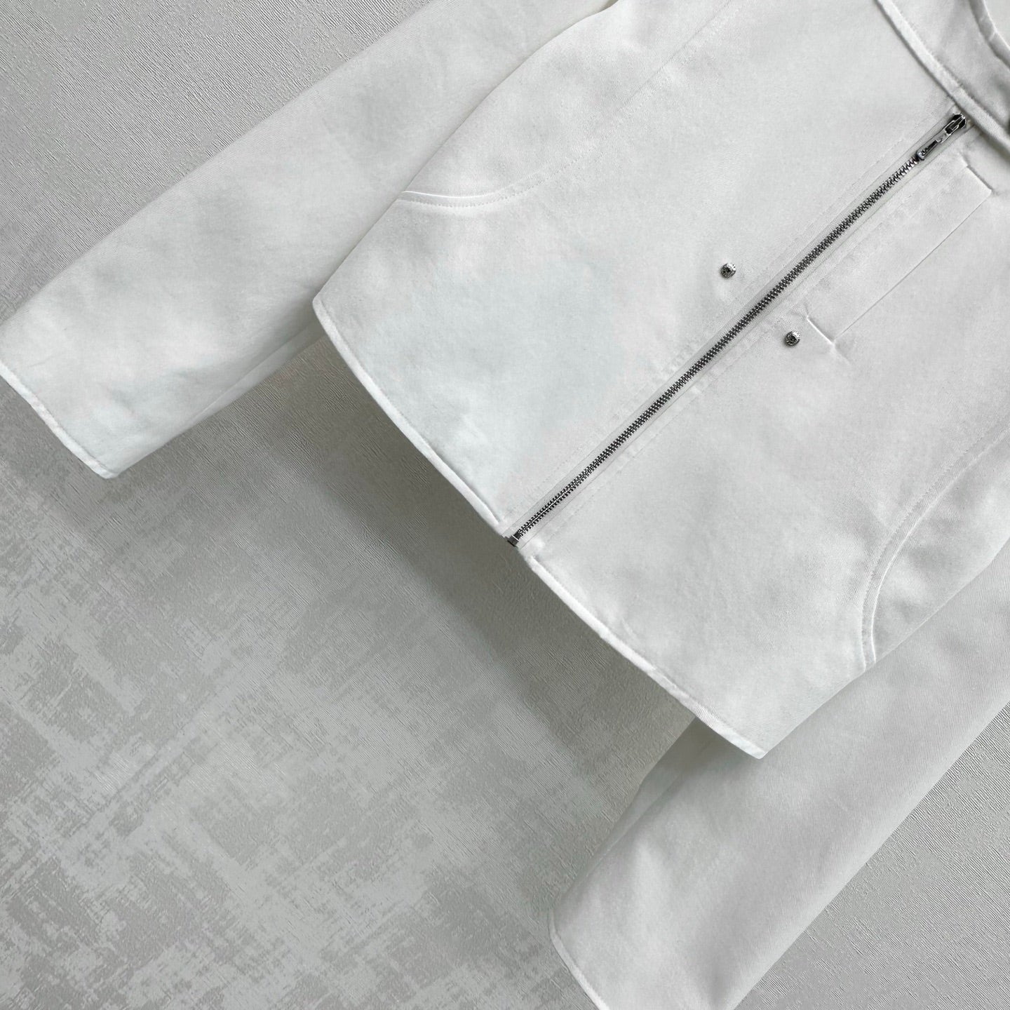HM 26s Twill Jacket White Cotton 378843