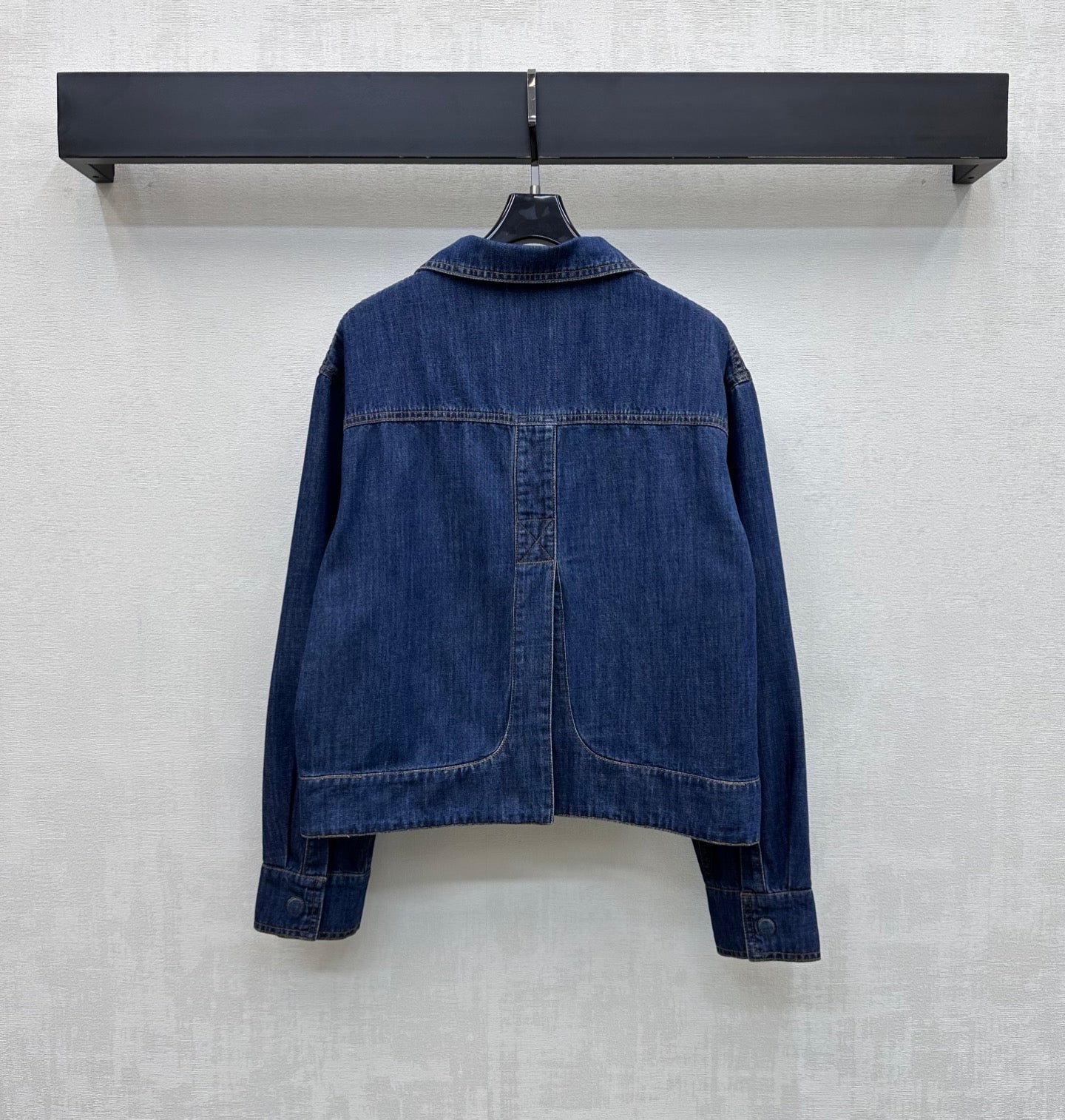 Fendi 26s Shirt Jacket Navy Blue Denim 378772