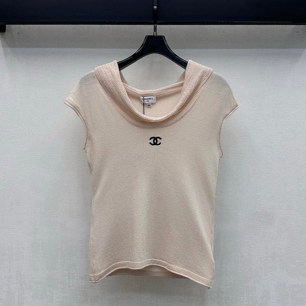 Chanel 2026 Knit Vest Beige Wool 638685