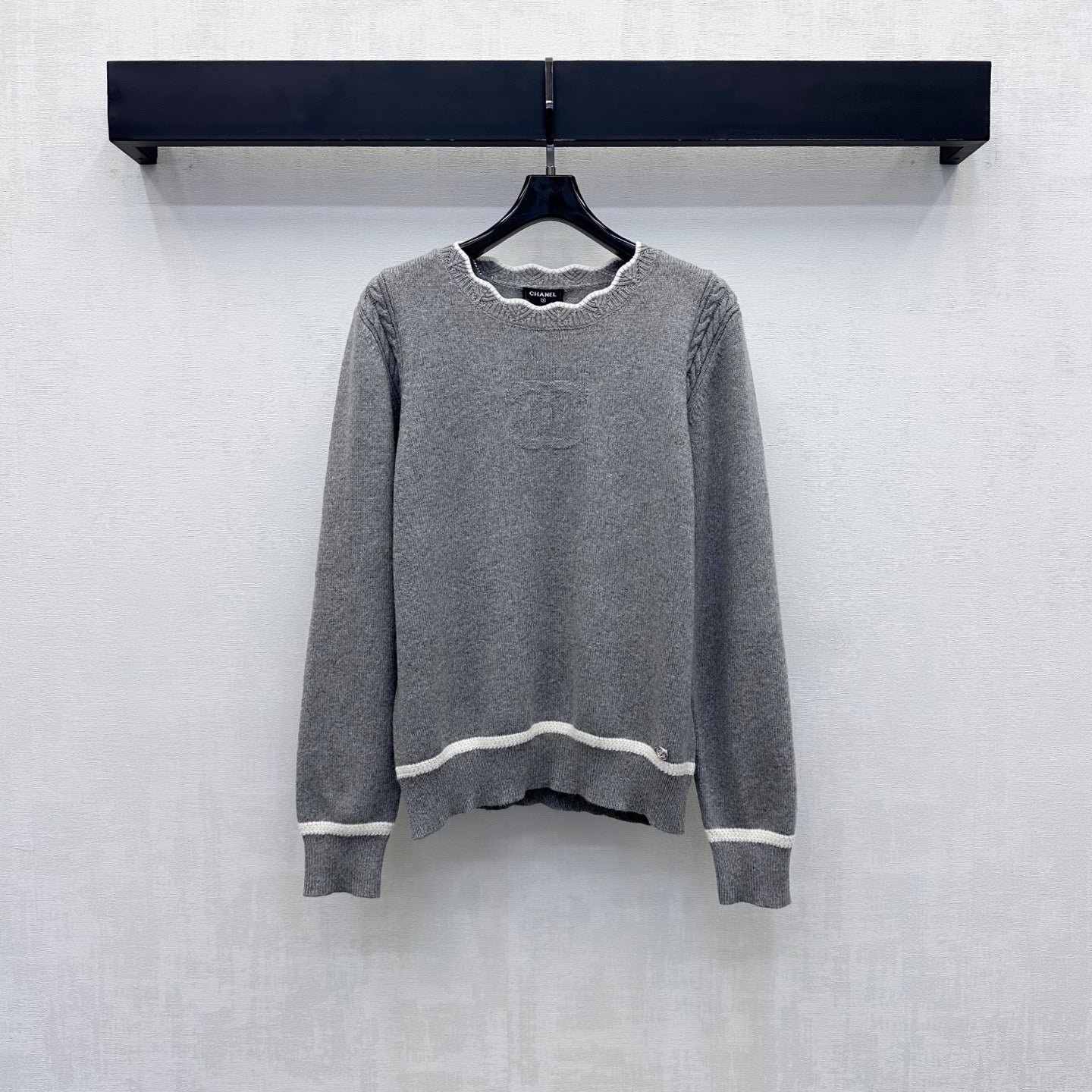 CC 26s Long-Sleeved Top Grey Wool 421300