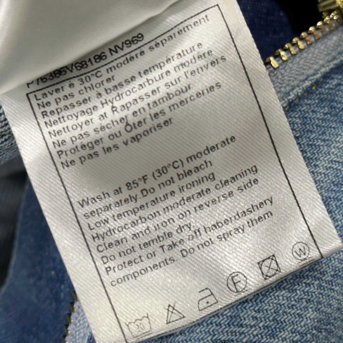 CC 26s Label Straight-Leg Jeans Light Blue Denim 422636