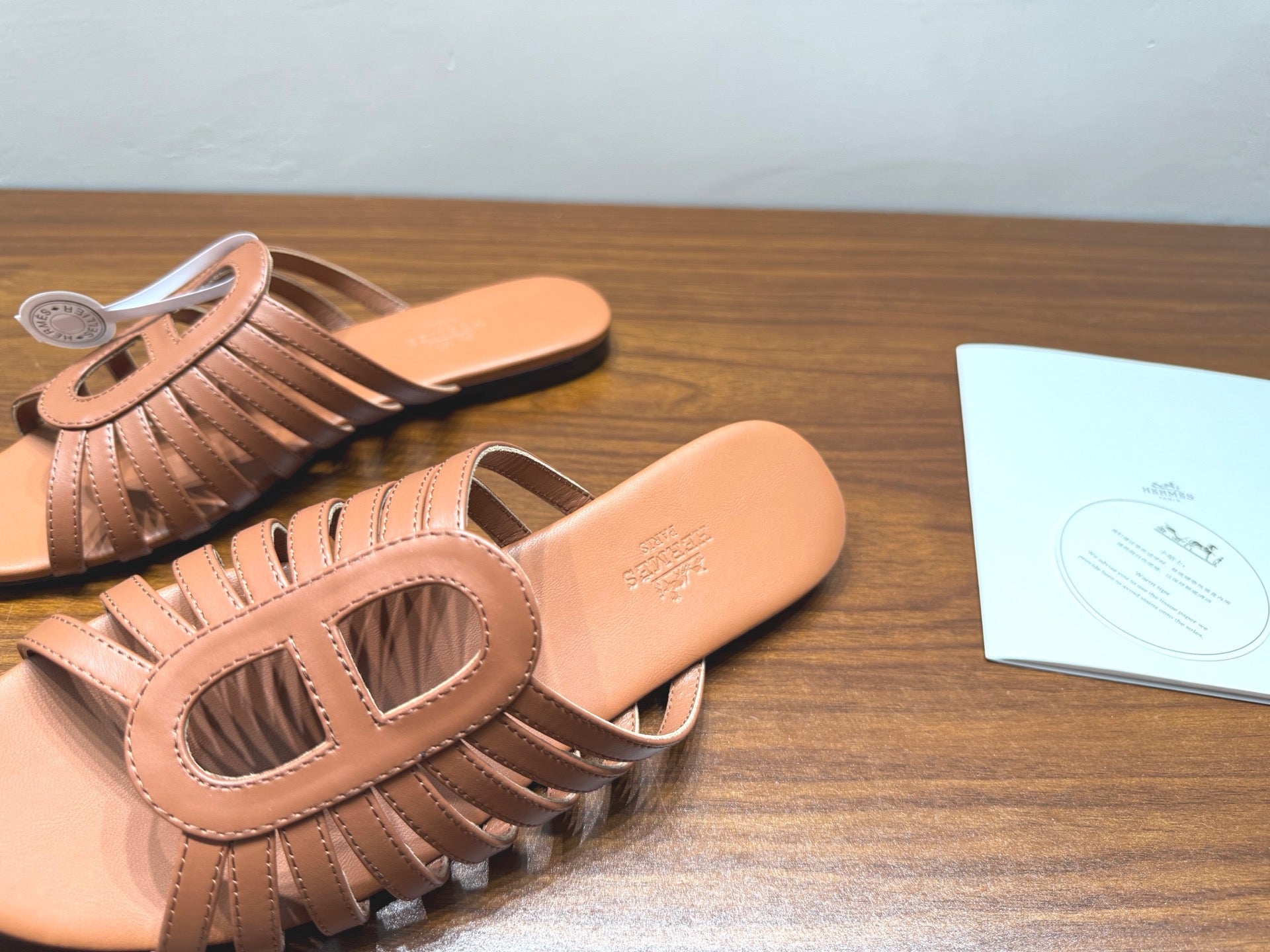 HM Noria Sandals Tan Leather 849473