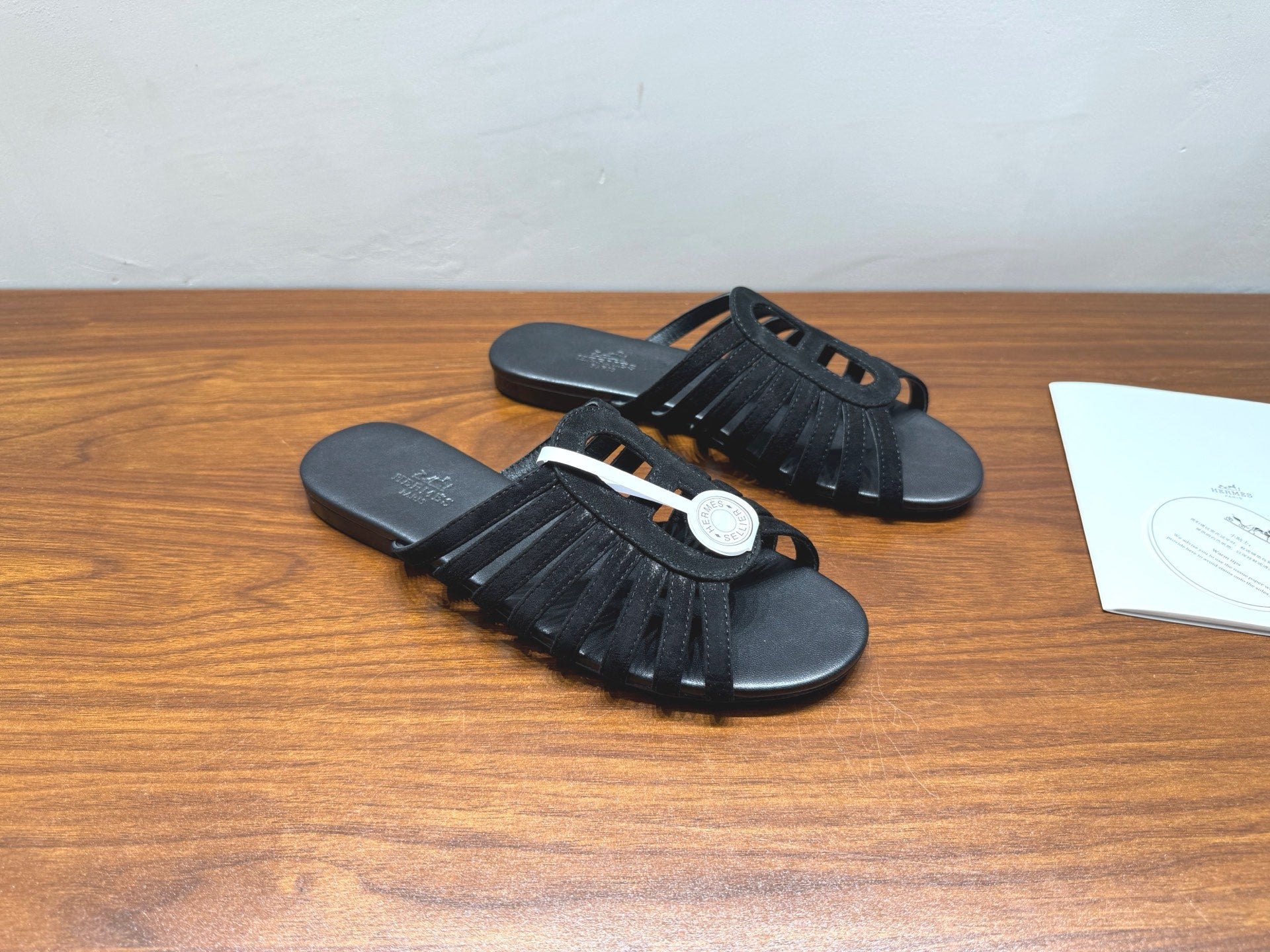 HM Noria Sandals Black Suede 849477