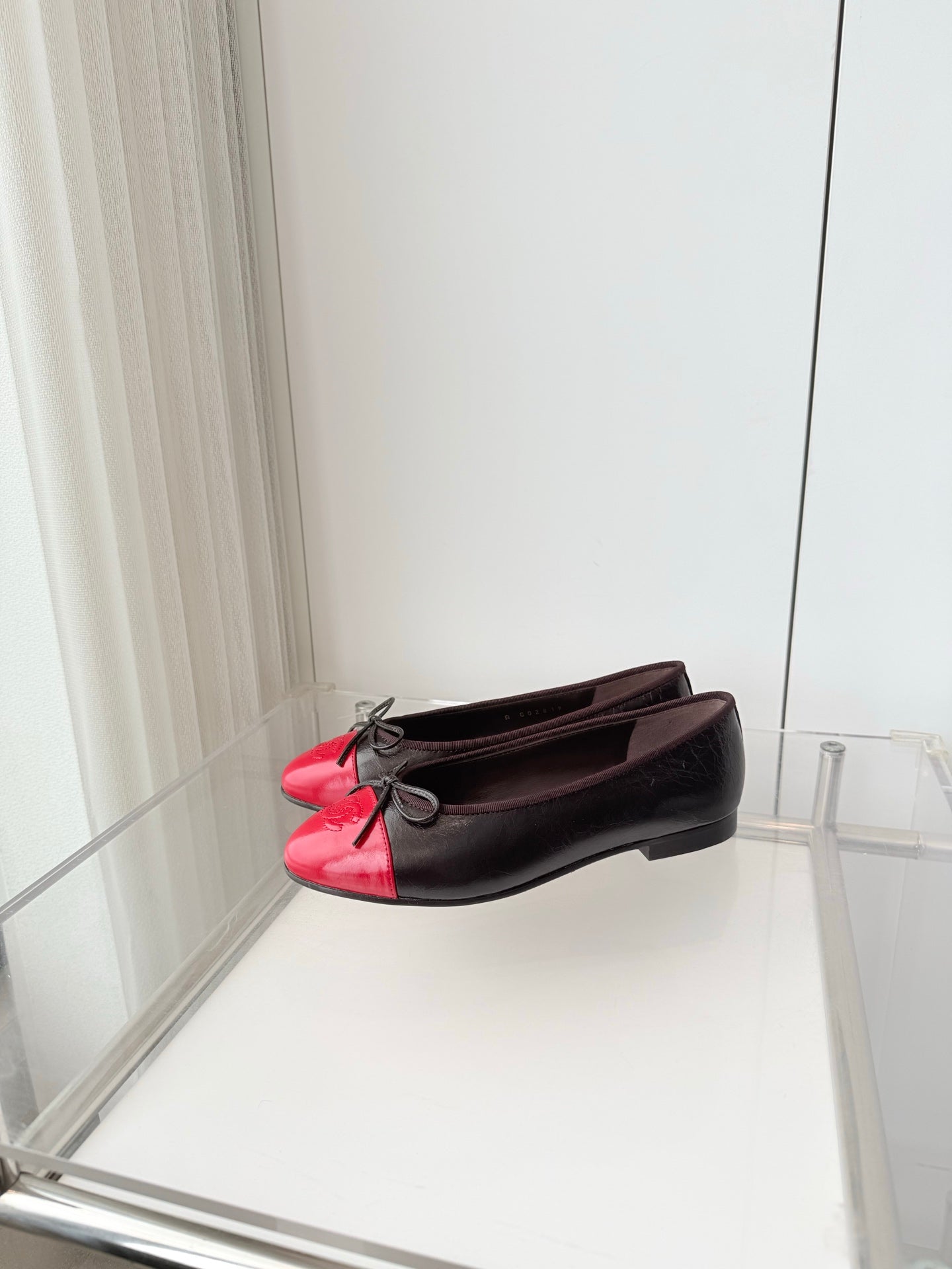 Chanel 2026 Ballet Flat Chocolate Red Lambskin 697409