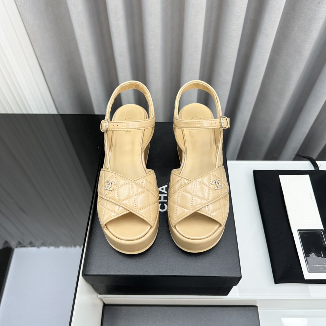 high heel sandals beige lambskin 95