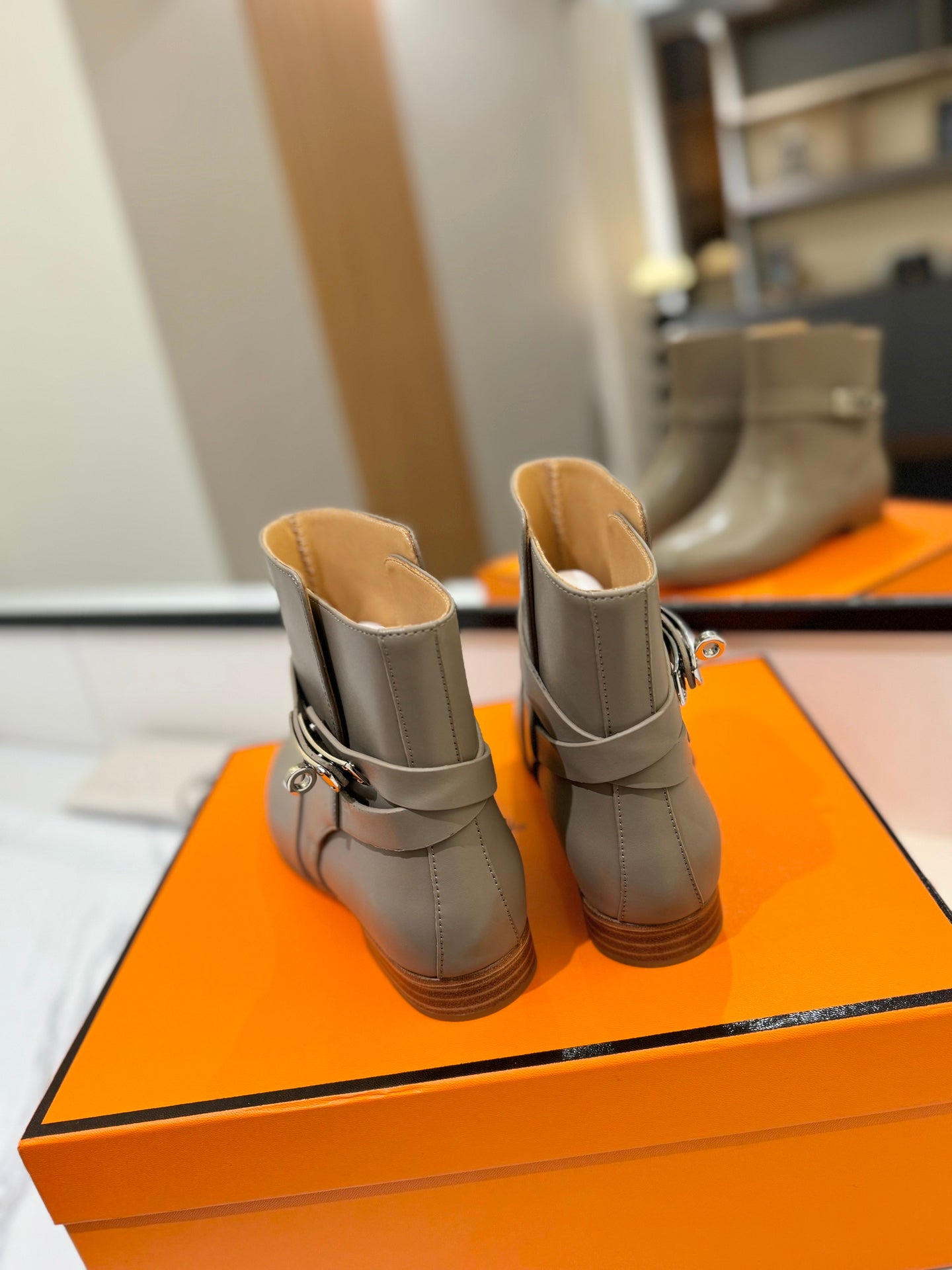 HM Neo Ankle Boot 15mm Light Brown Cowhide 960832
