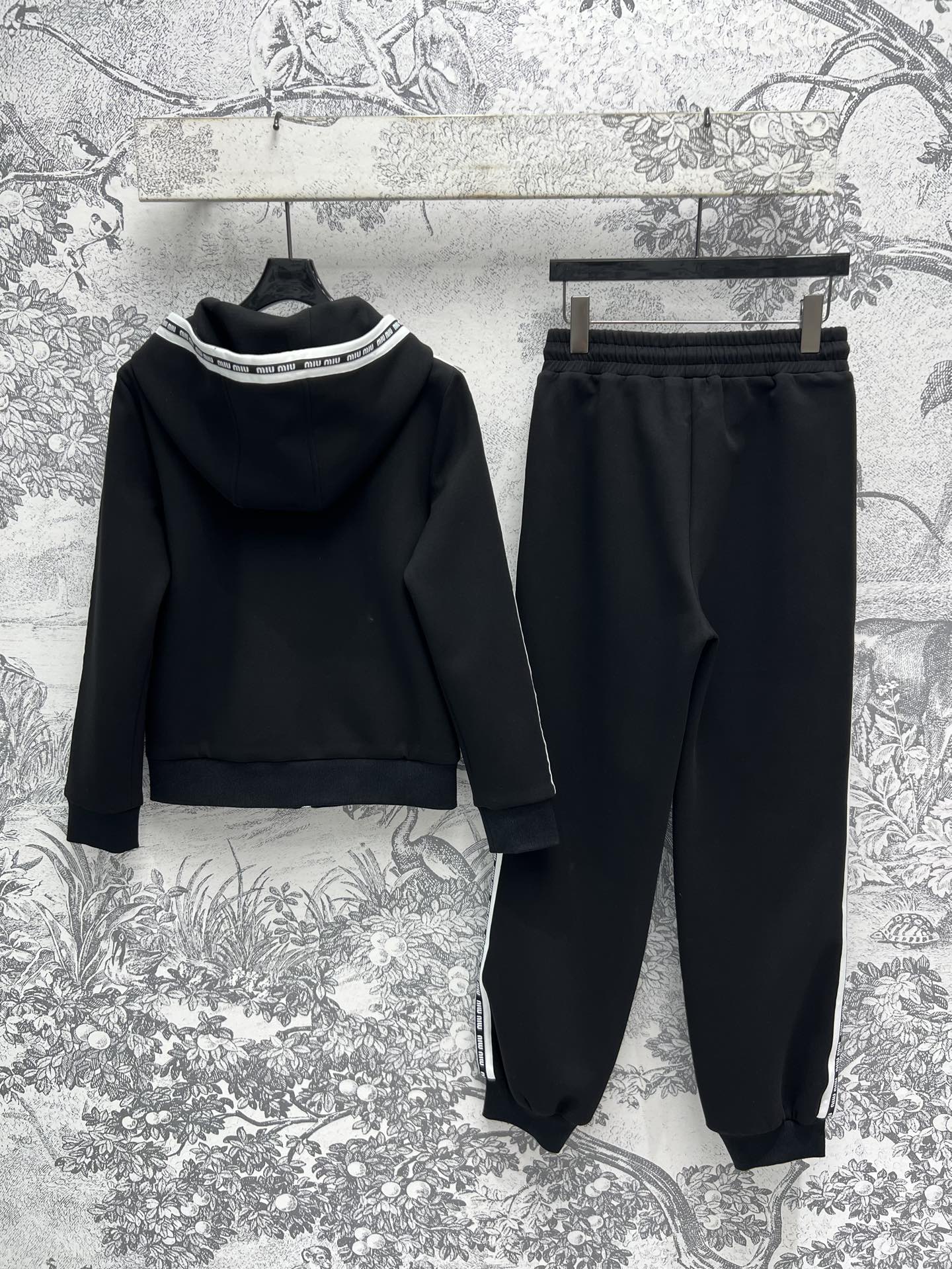 Miu Miu 25 Lazy Suits Black Cotton