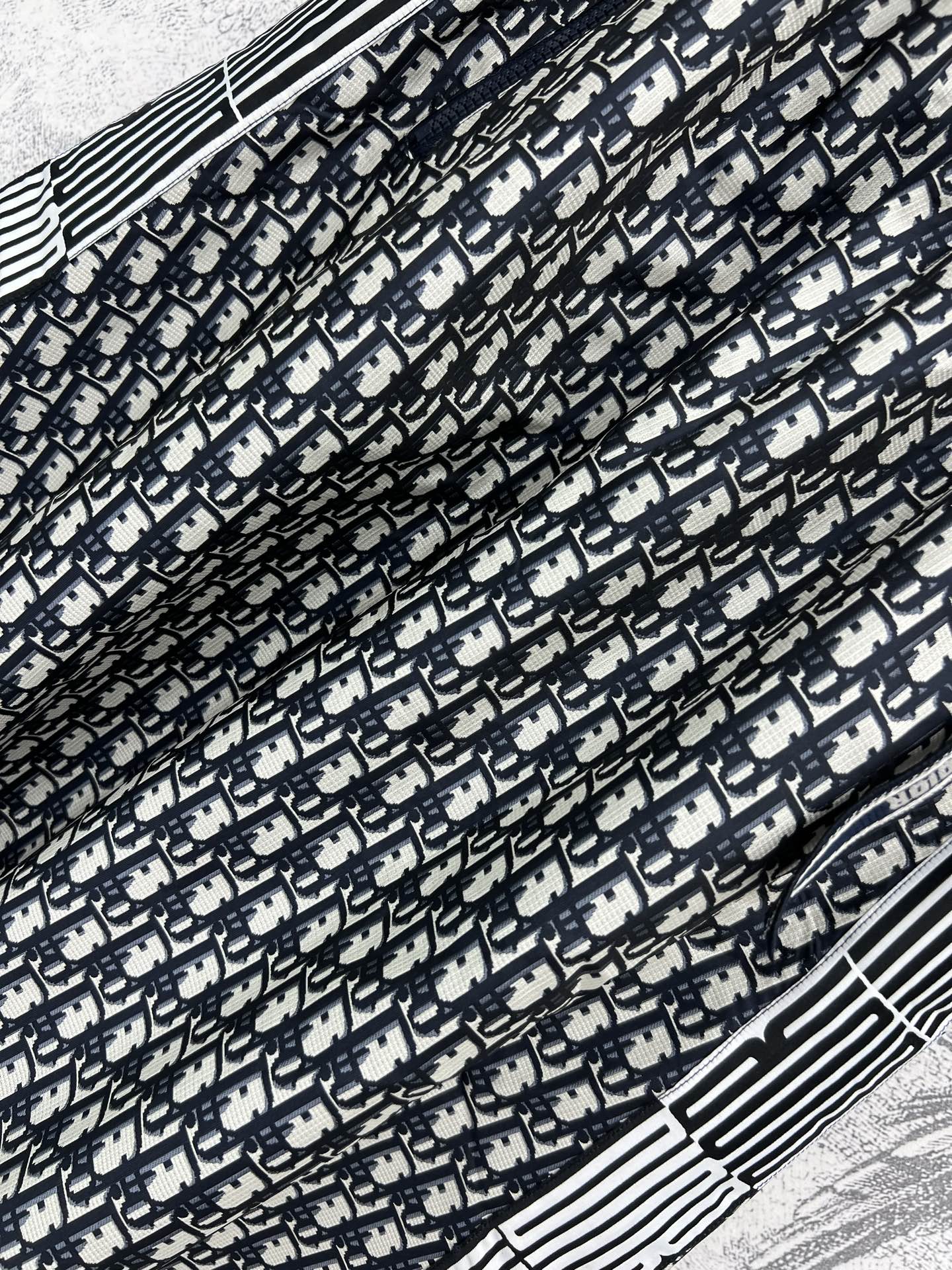 CD 25 Logo Long Skirt Black Polyester