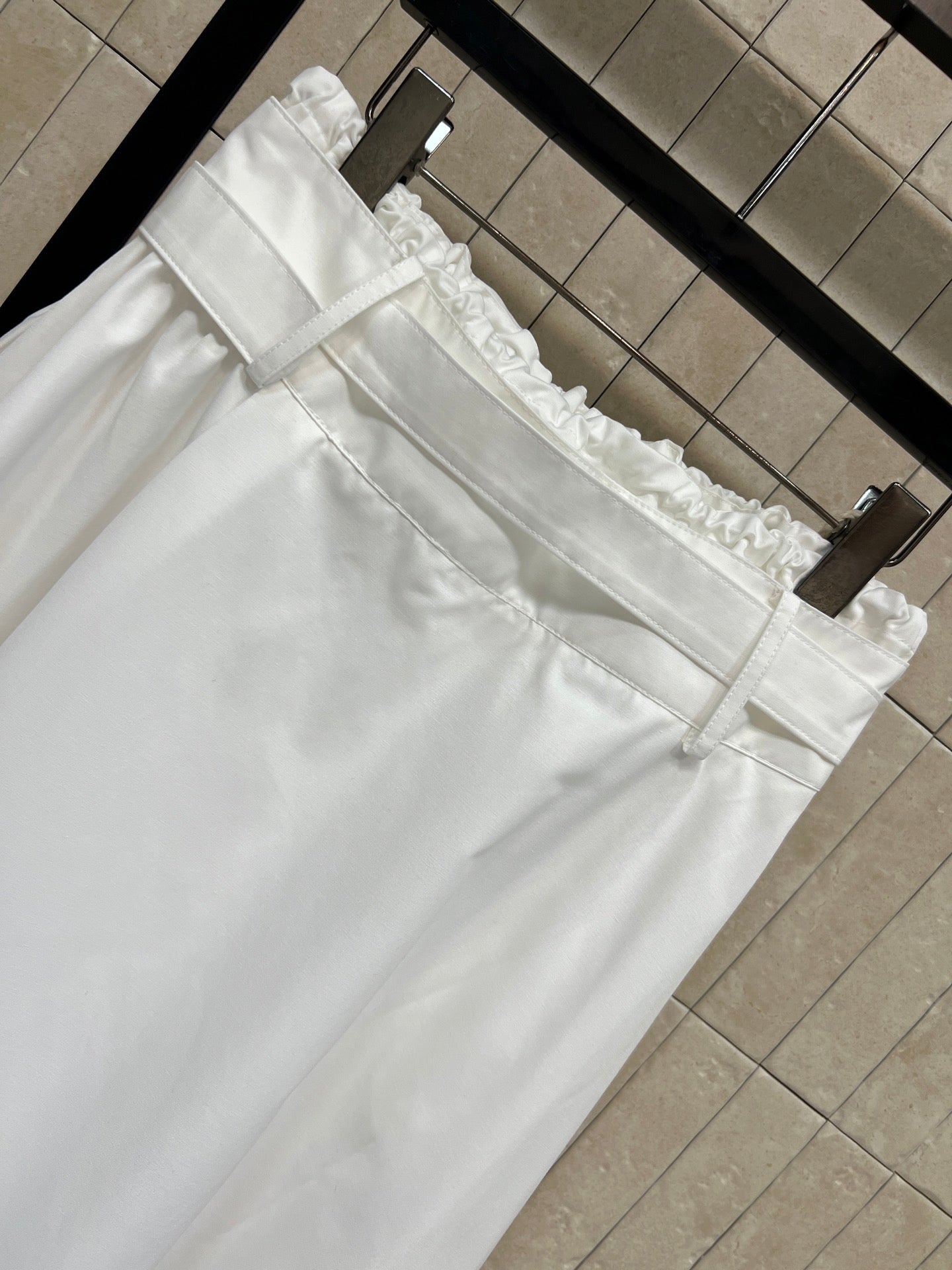 Loewe Skirts White Polyester 402838