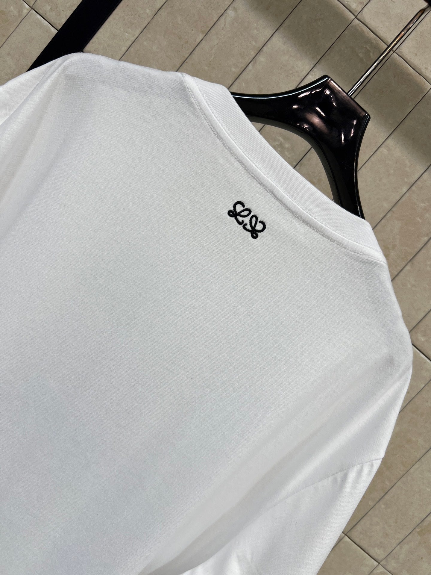 Loewe Relaxed Fit T-shirt White Cotton 402846