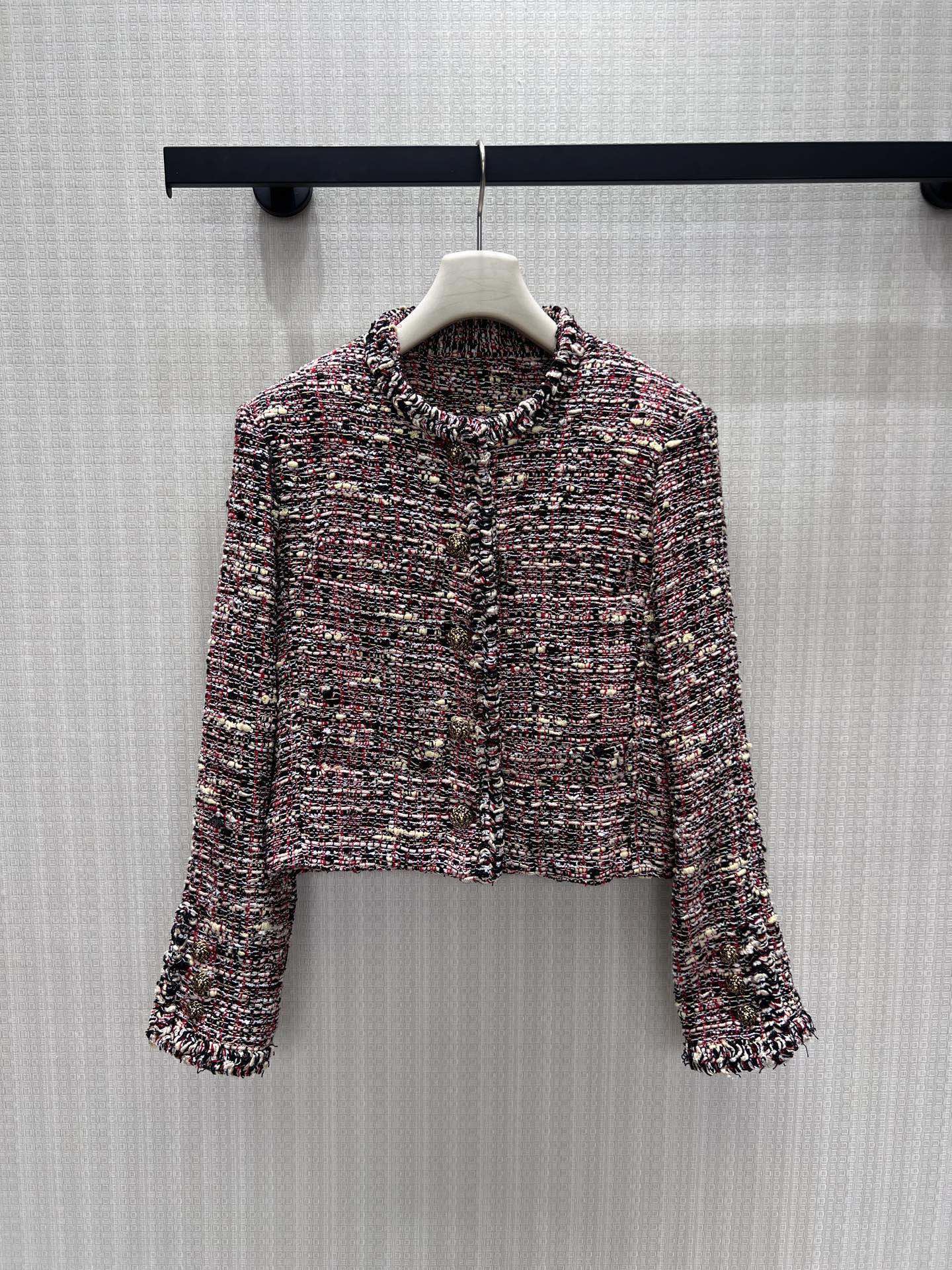 CC 26s Jacket Colorful Tweed Cotton 414770