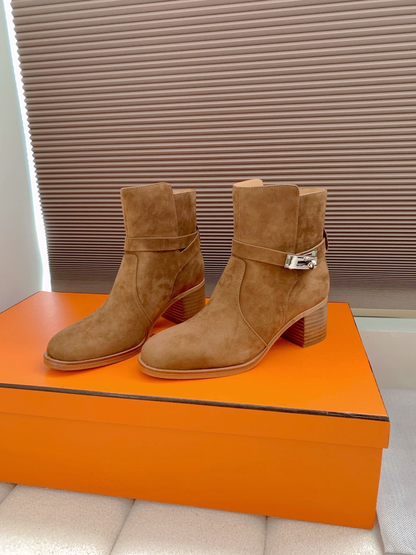 HM Frenchie 50 Ankle Boot Brown Suede 464345