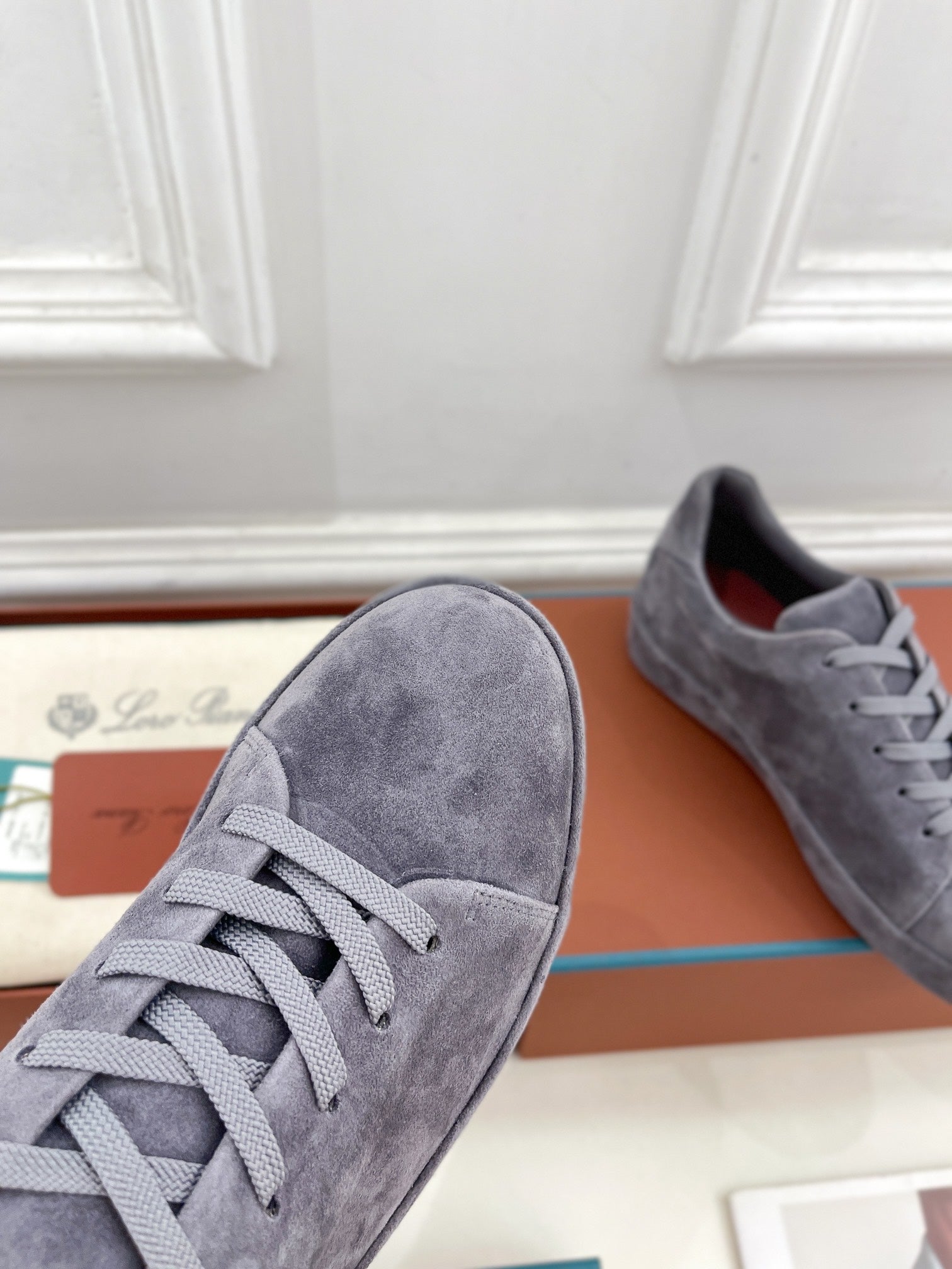 LP Nuage Sneaker In Grey Suede 988281