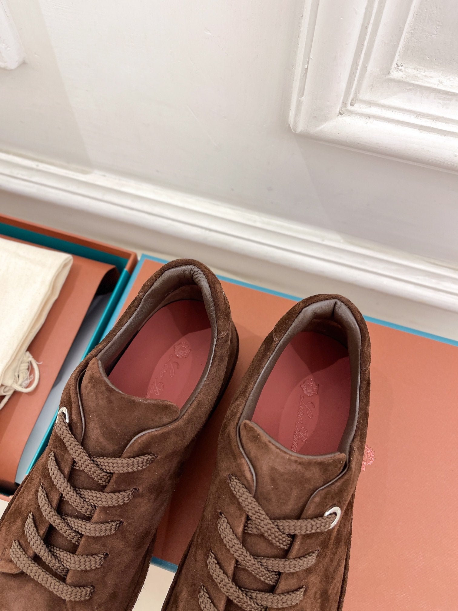 LP Nuage Sneaker In Brown Chocolate Suede 988291