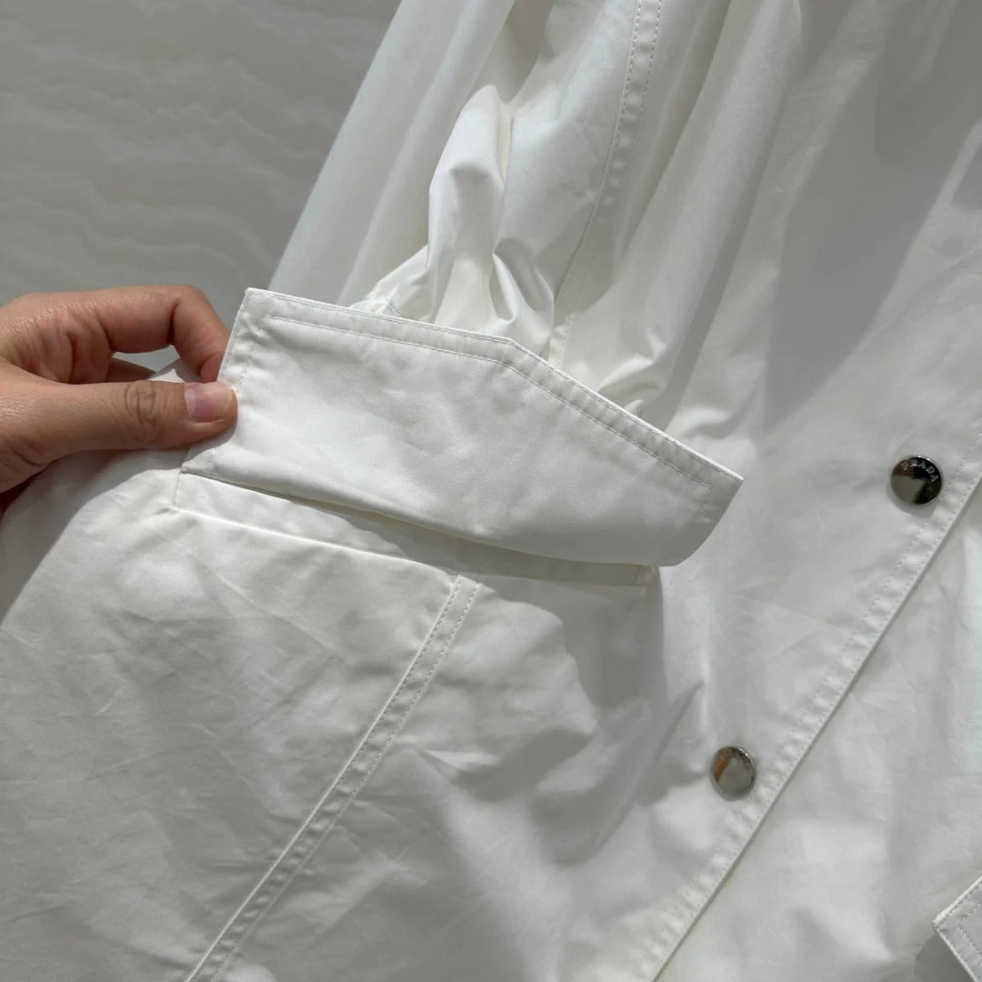 PRADA WINDBREAKER JACKET WITH TRIANGULAR POCKETS 276314