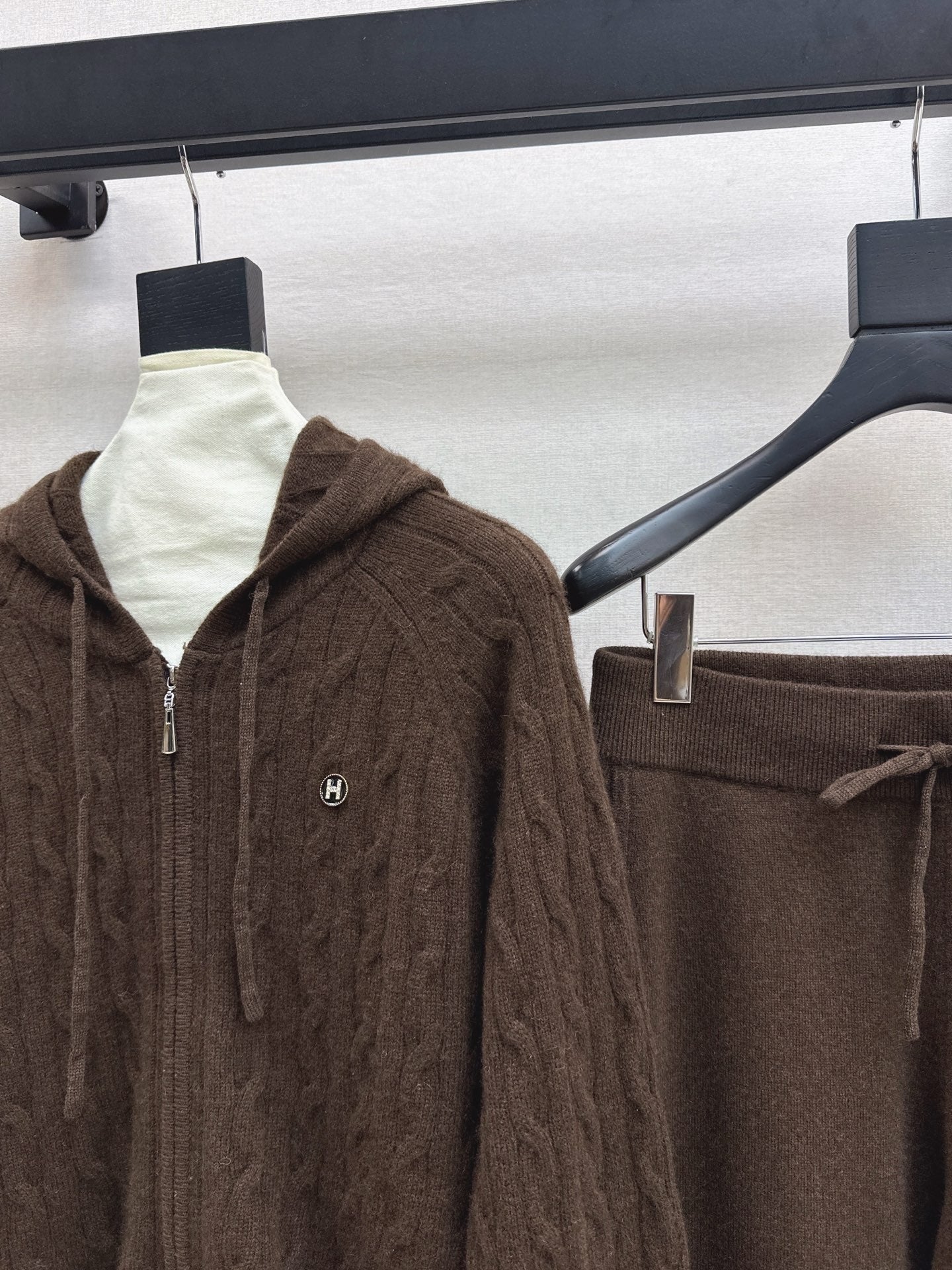 HERMES 25S OVERSIZED WOOL SUIT 025