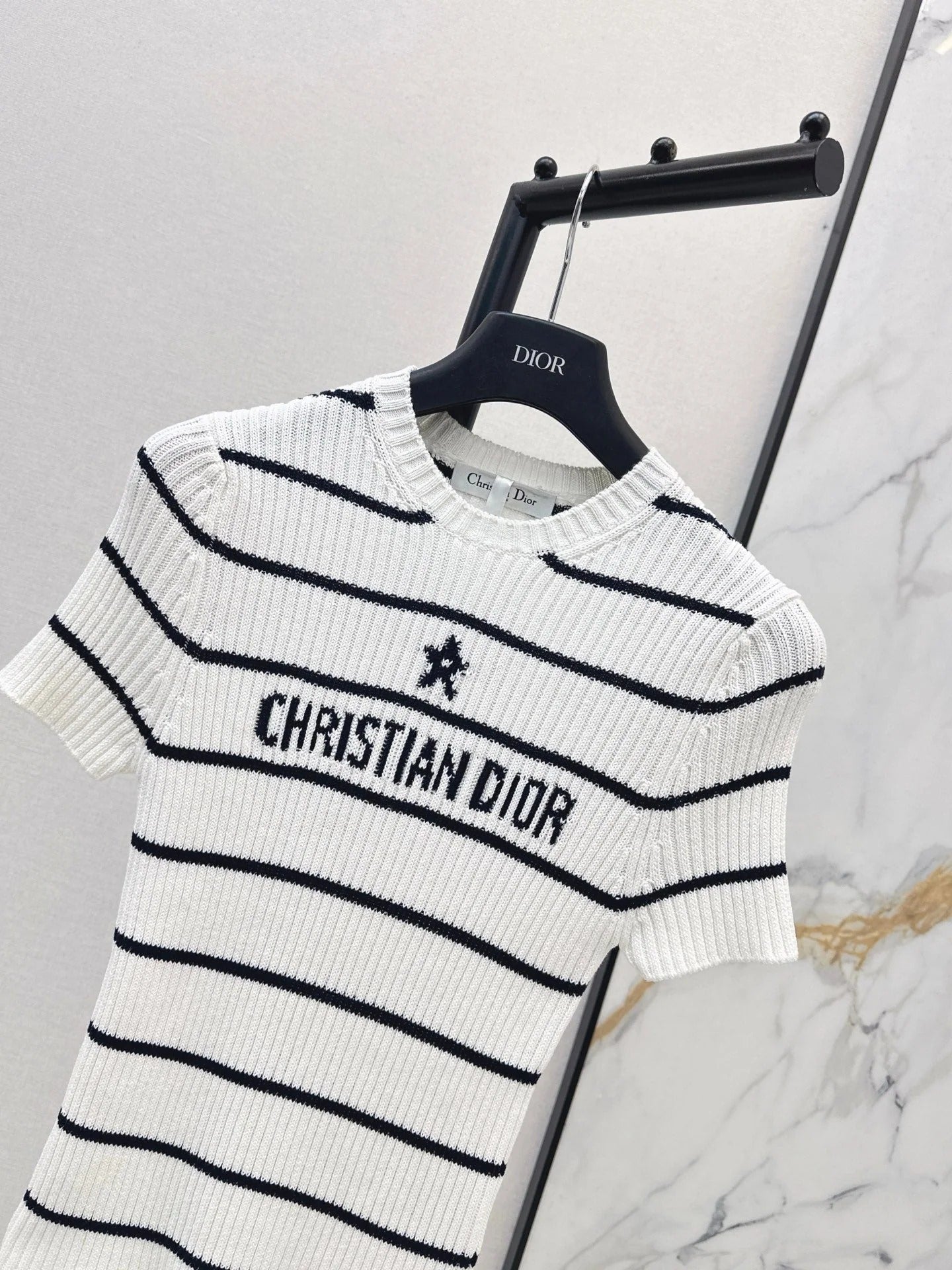 DIOR 25S SHORT-SLEEVE SWEATER 541