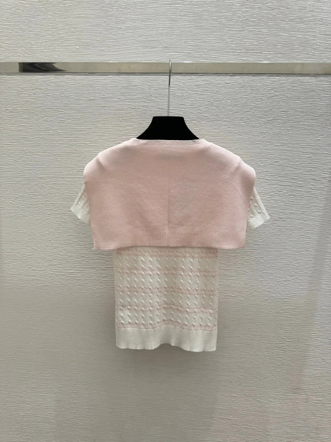 Dior 2026 Short-Sleeve Shirt with Scarf Wool 525428