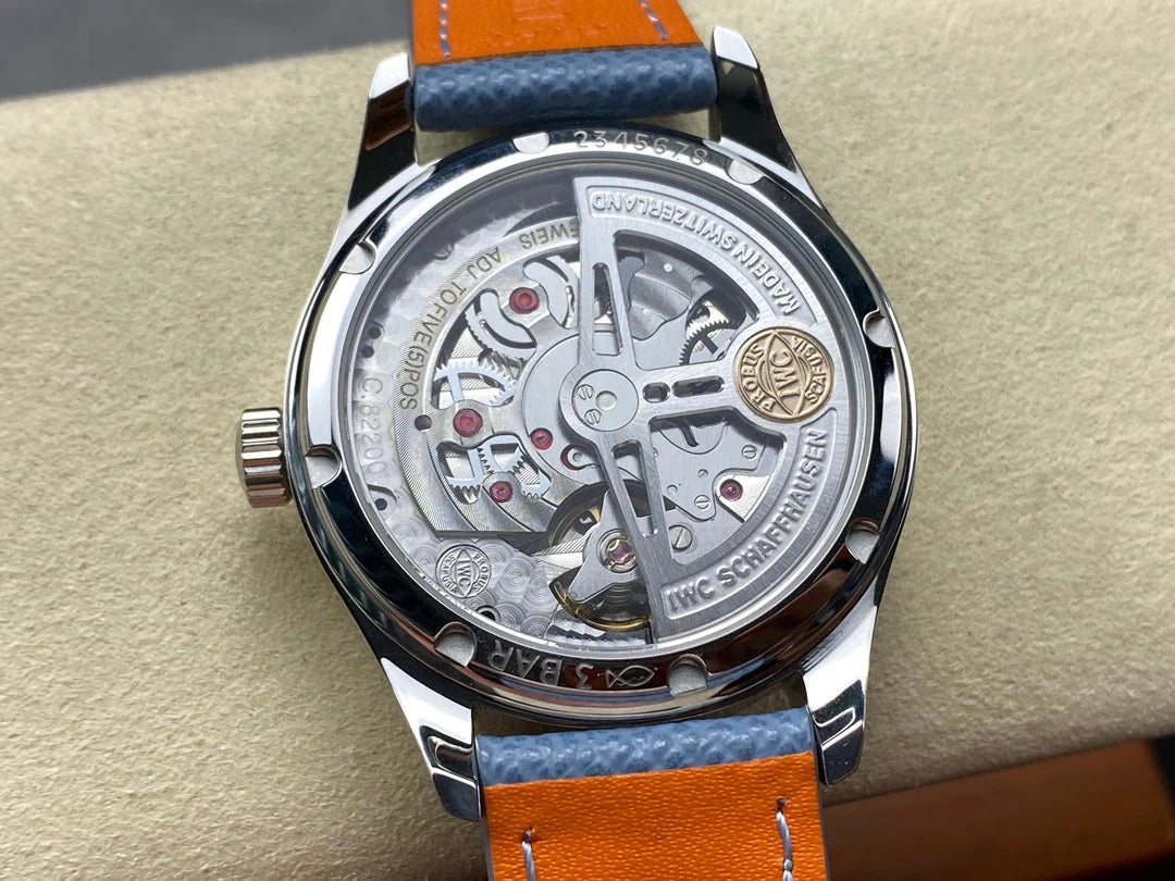 IWC Portuguese 40.4mm Blue Dial Steel Case Leather Strap