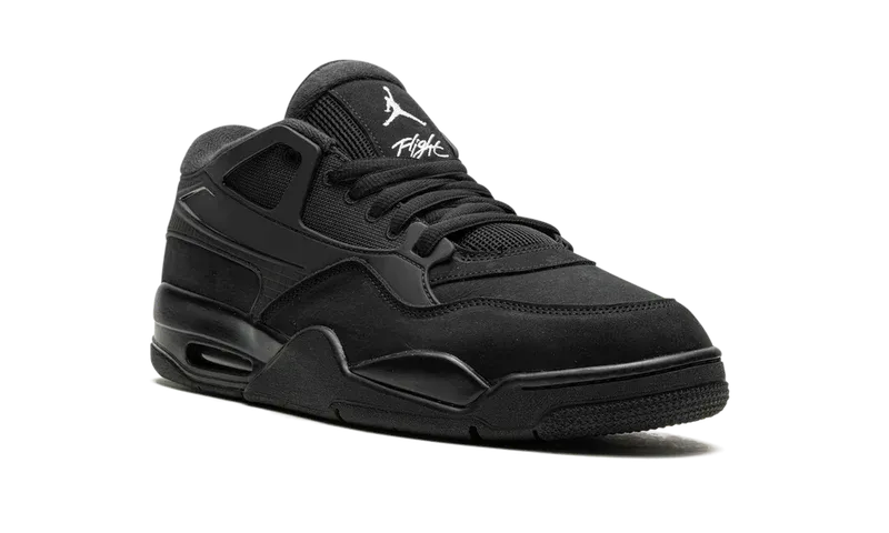 Nike Air Jordan 4 Black Suede Leather