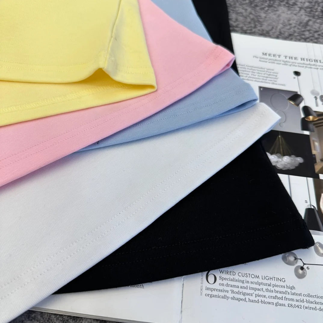 Miumiu 2026 Vest White Black Yellow Pink Blue Cotton 359310