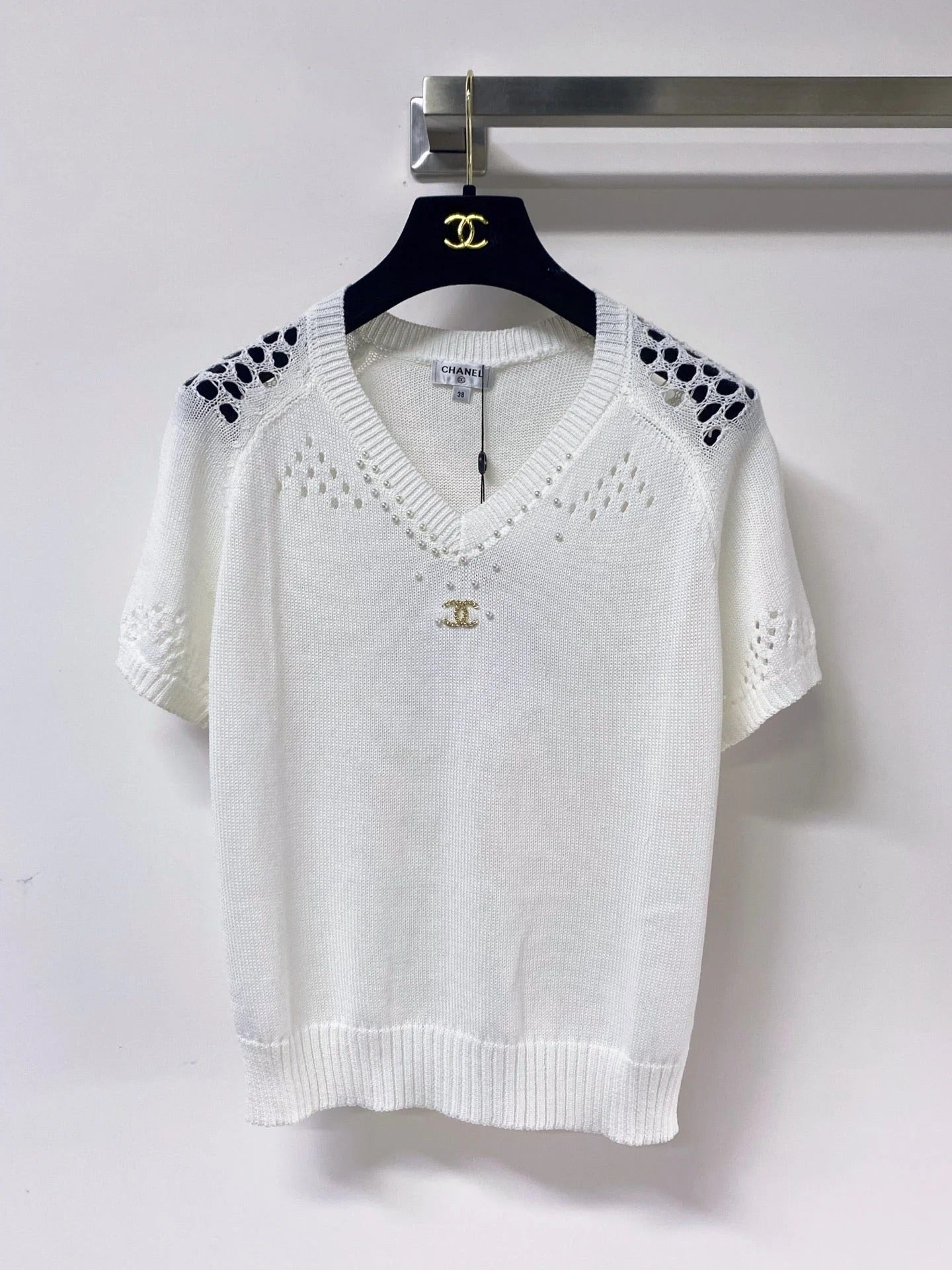 Chanel 2026 Short-Sleeve Shirt Nitrile Cotton 471933