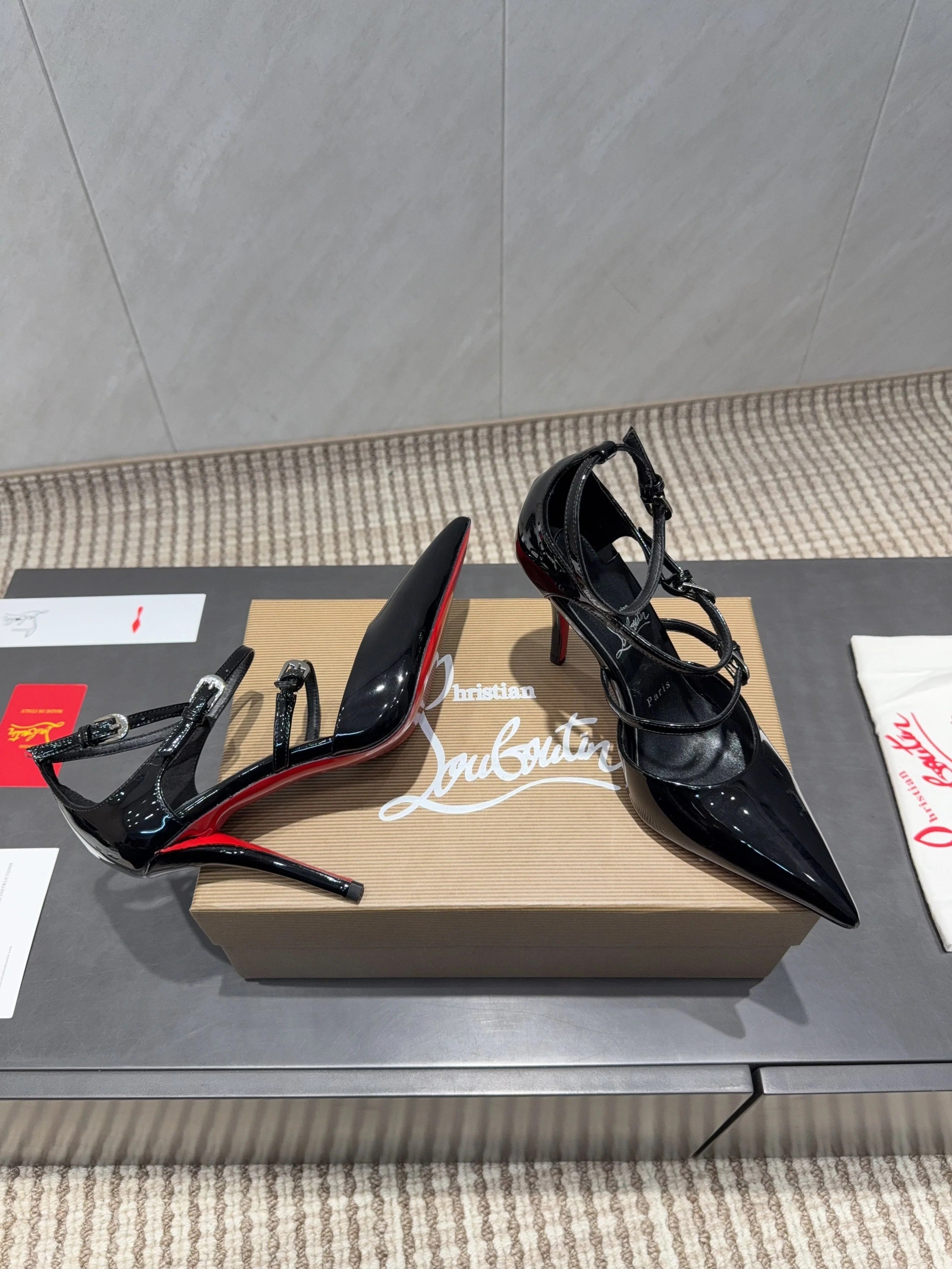 CL 26SS High Heel Pump 100 Black Patent Leather 613869